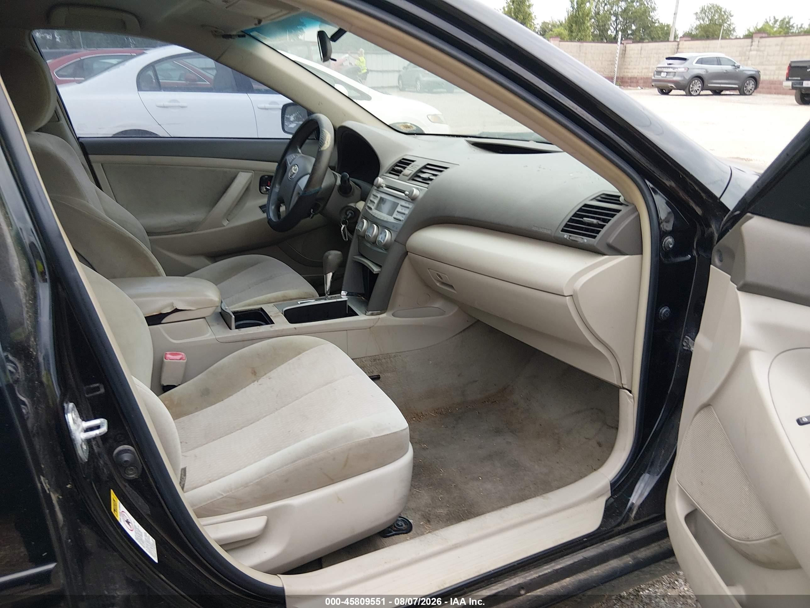 2011 Toyota Camry Le Black vin: 4T4BF3EK9BR111176