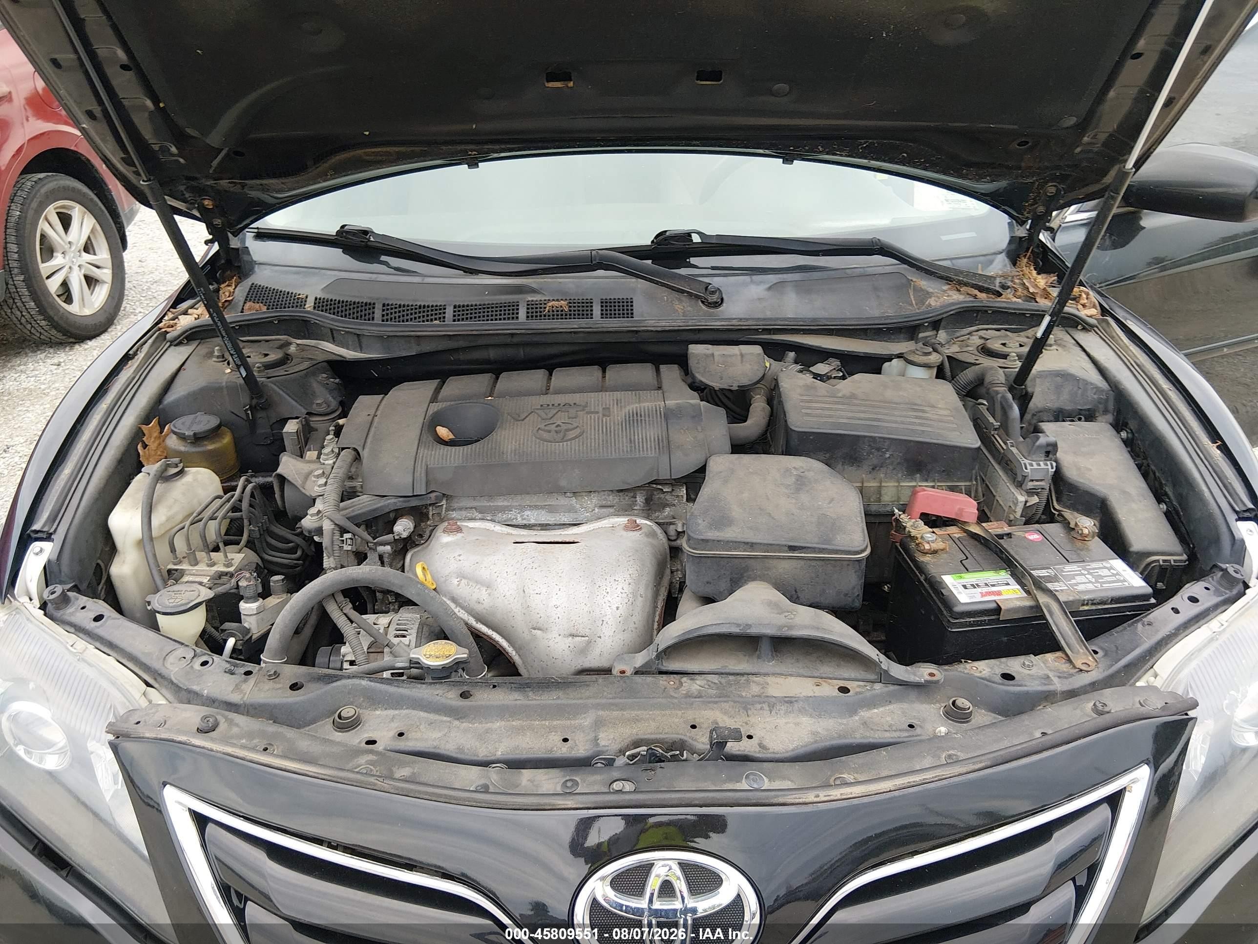 2011 Toyota Camry Le Black vin: 4T4BF3EK9BR111176