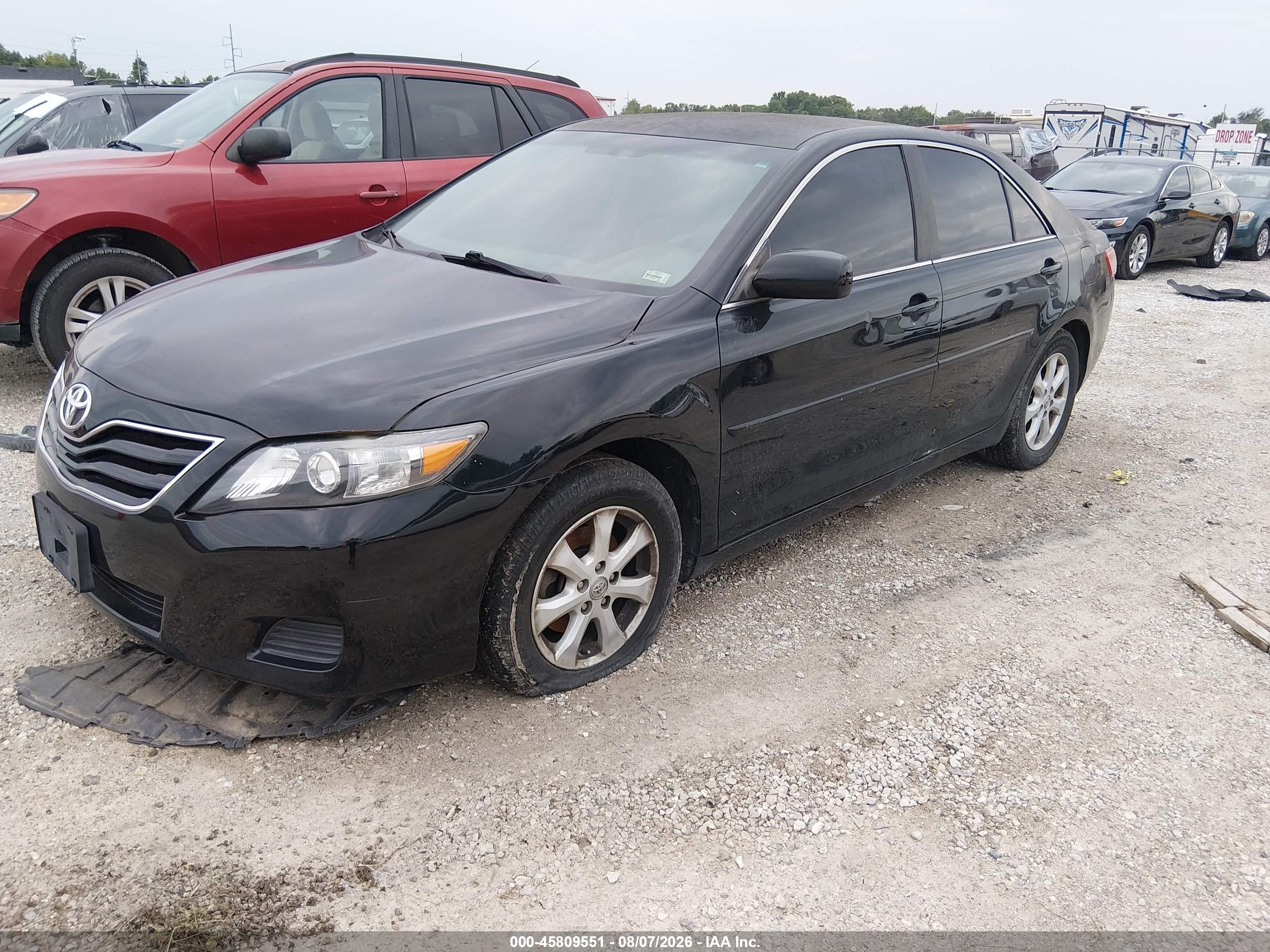 2011 Toyota Camry Le Black vin: 4T4BF3EK9BR111176