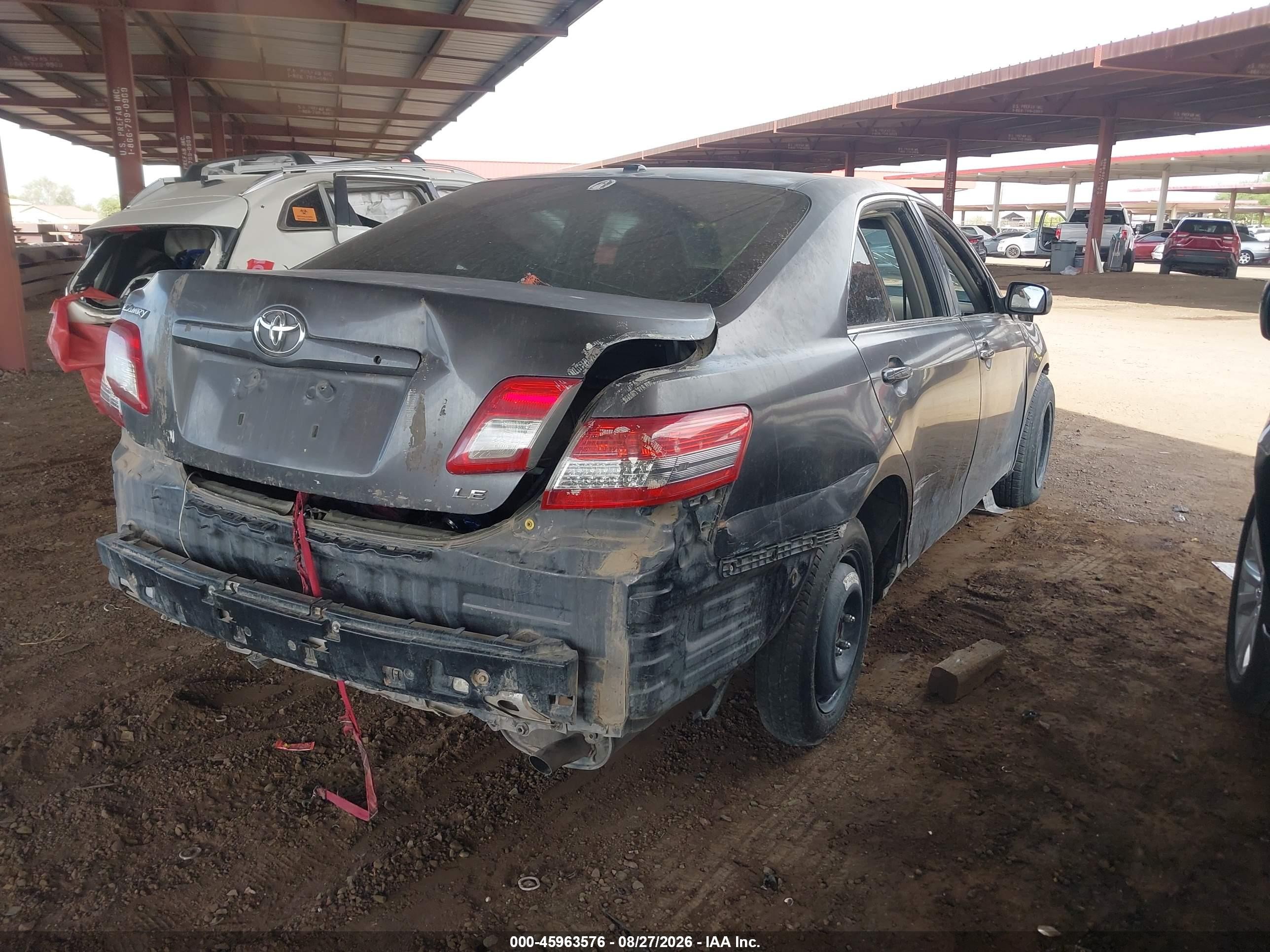 2011 Toyota Camry Le Silver vin: 4T4BF3EK9BR113767