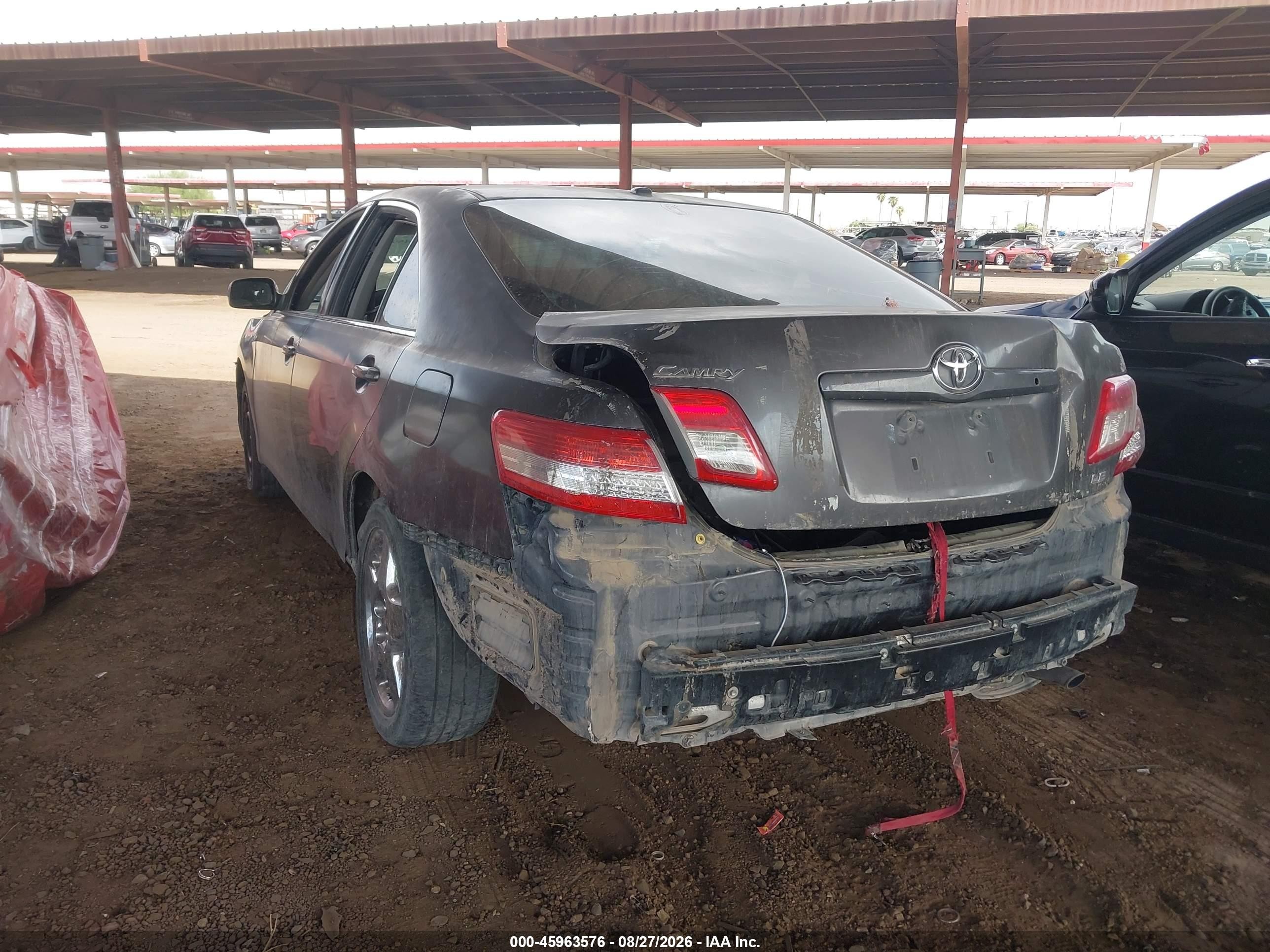 2011 Toyota Camry Le Silver vin: 4T4BF3EK9BR113767