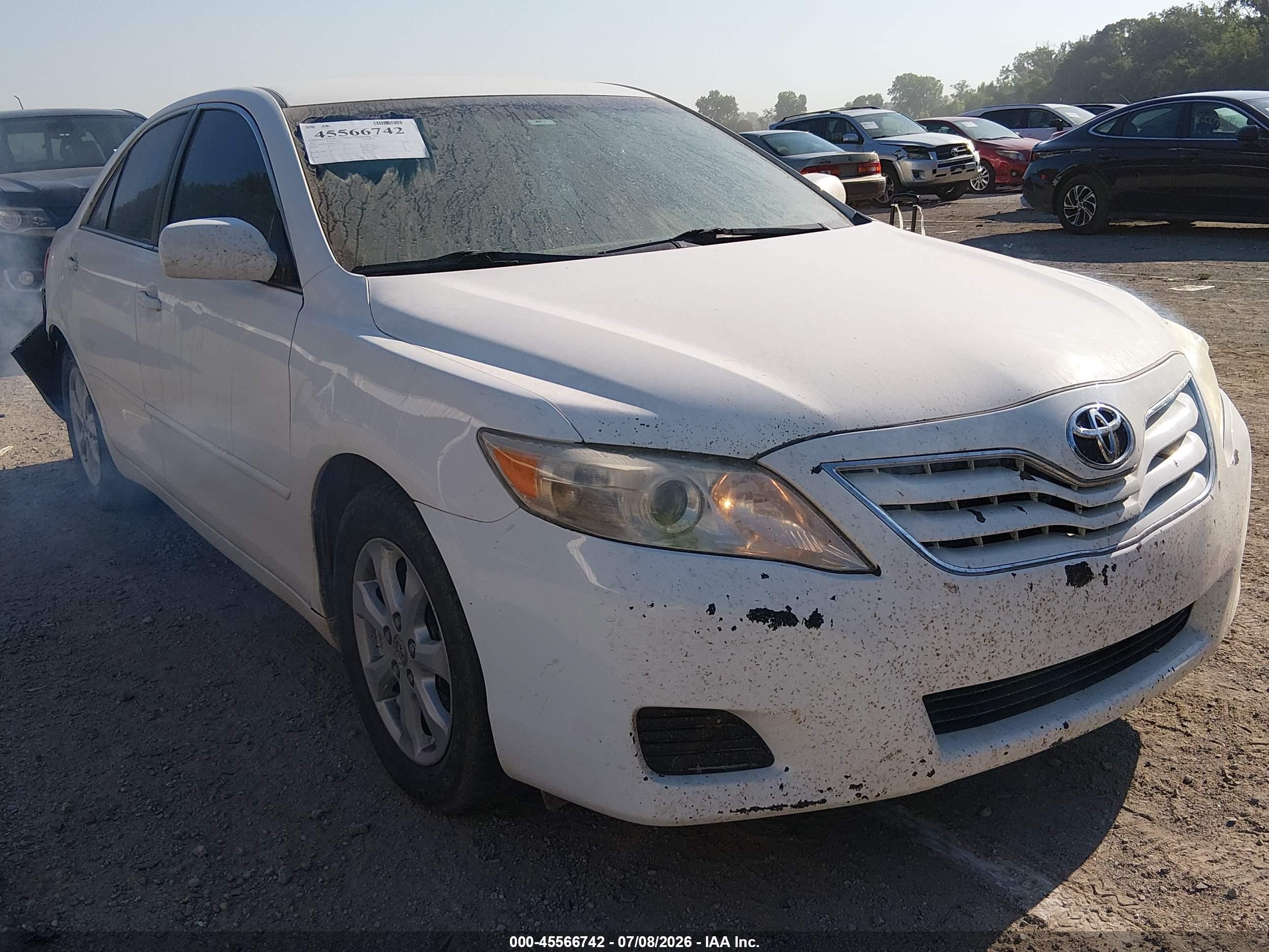 2011 Toyota Camry Le White vin: 4T4BF3EK9BR134070