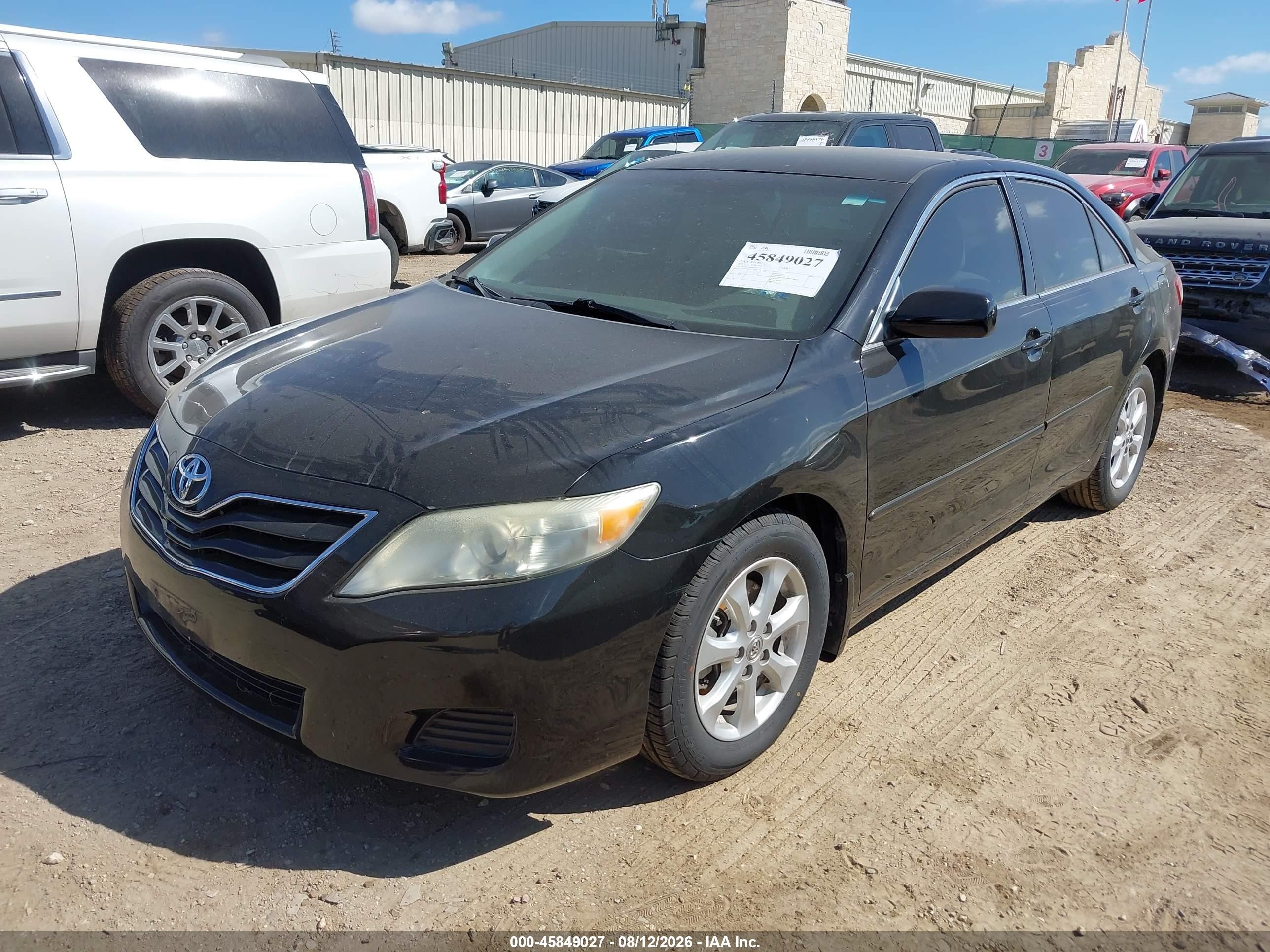 2011 Toyota Camry Le Black vin: 4T4BF3EK9BR167778