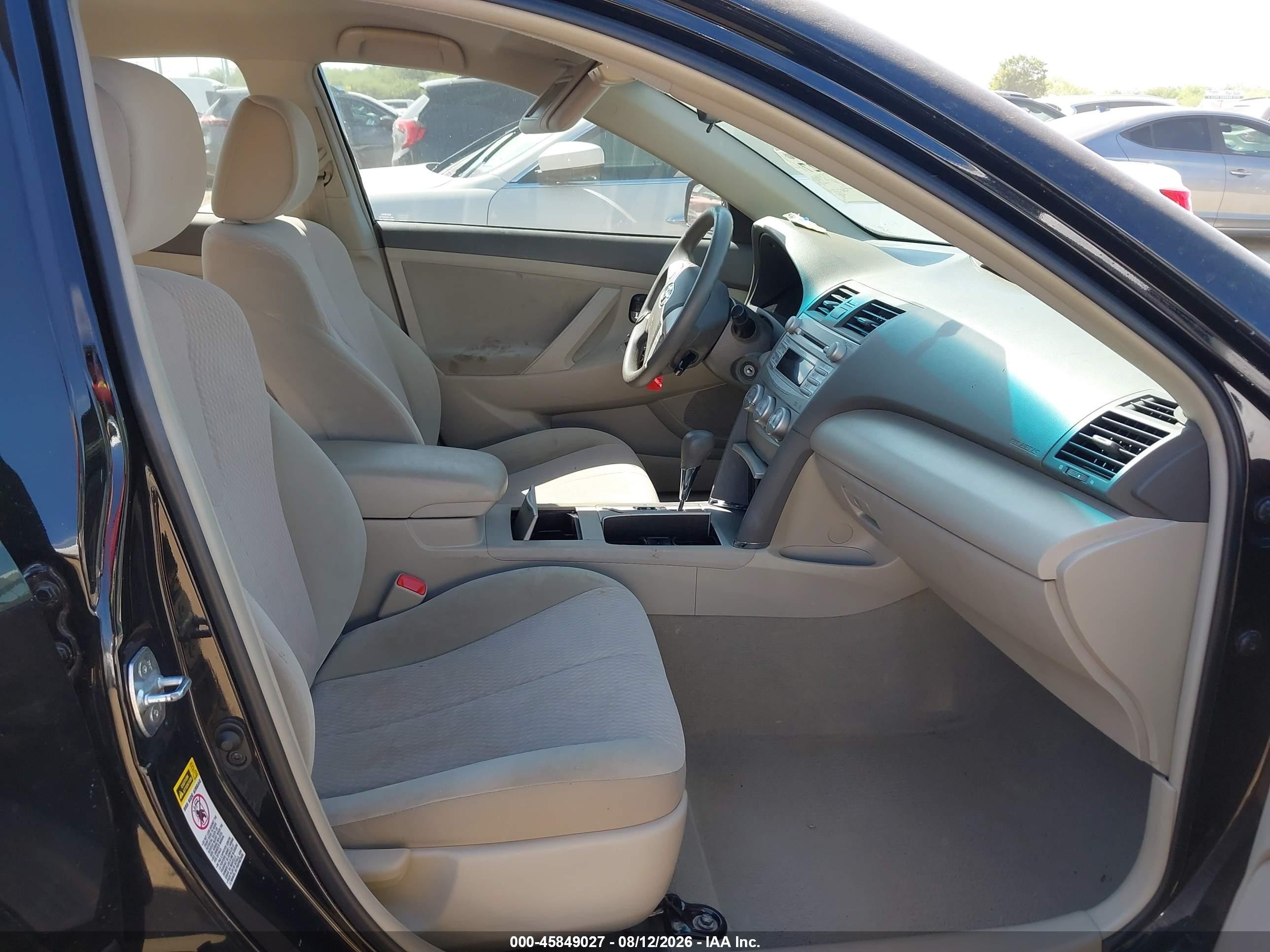 2011 Toyota Camry Le Black vin: 4T4BF3EK9BR167778