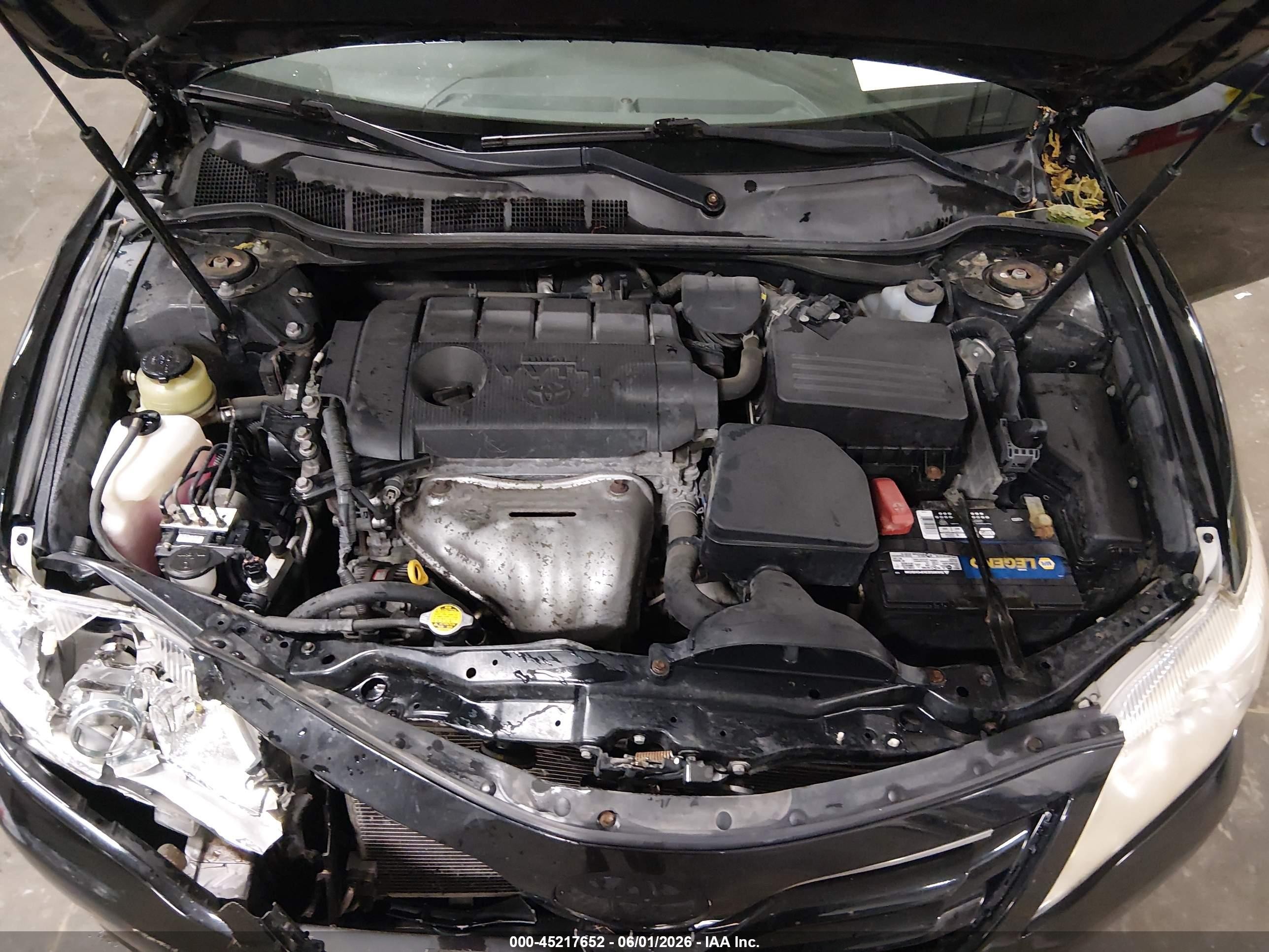 2011 Toyota Camry Le Черный vin: 4T4BF3EK9BR175296