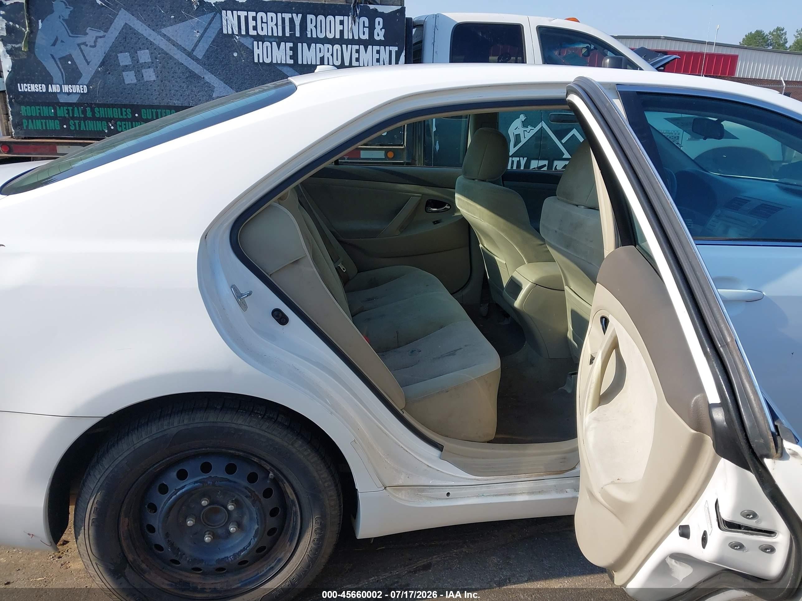 2011 Toyota Camry Le White vin: 4T4BF3EK9BR178599