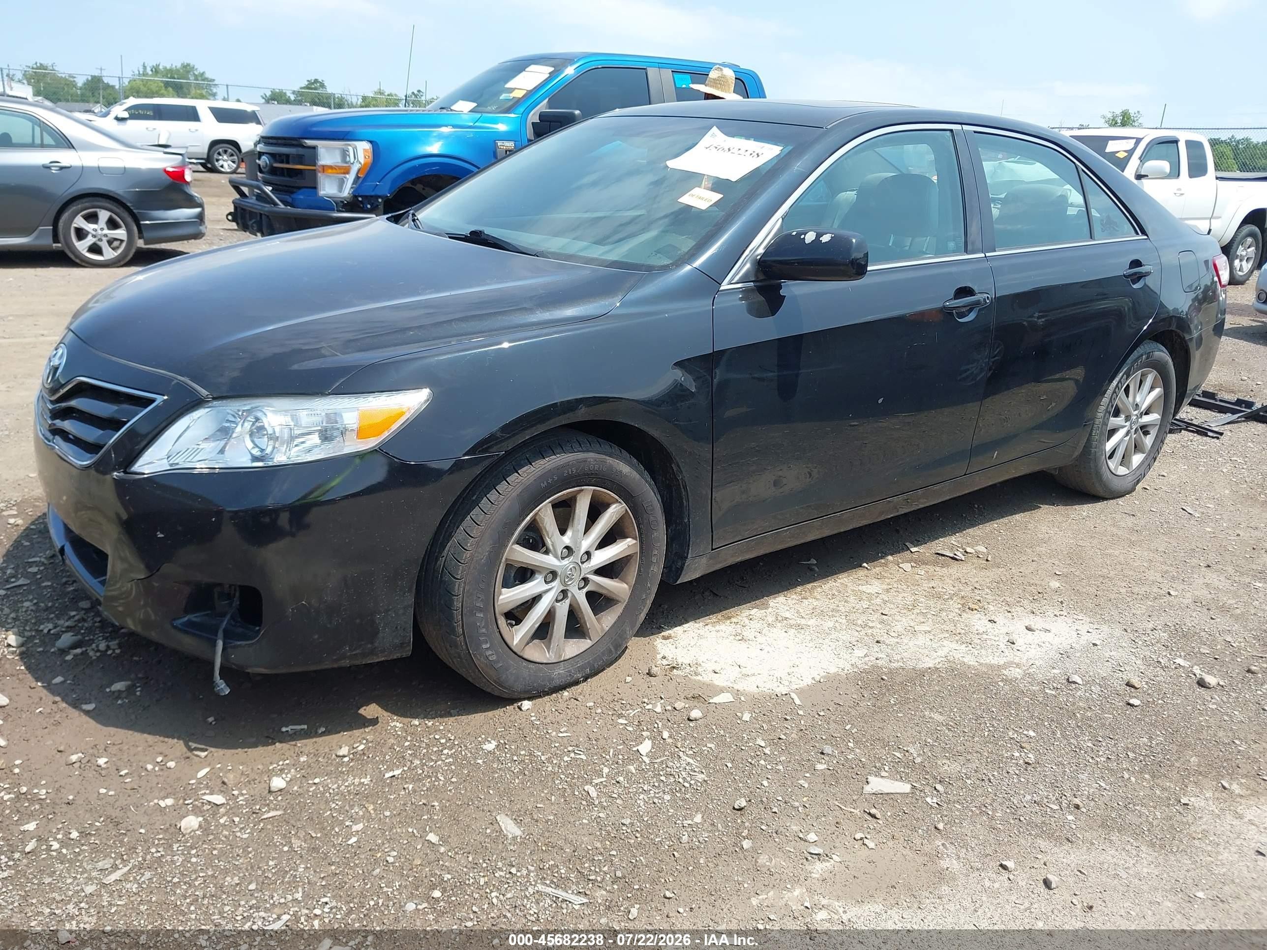 2011 Toyota Camry Xle Black vin: 4T4BF3EK9BR180756