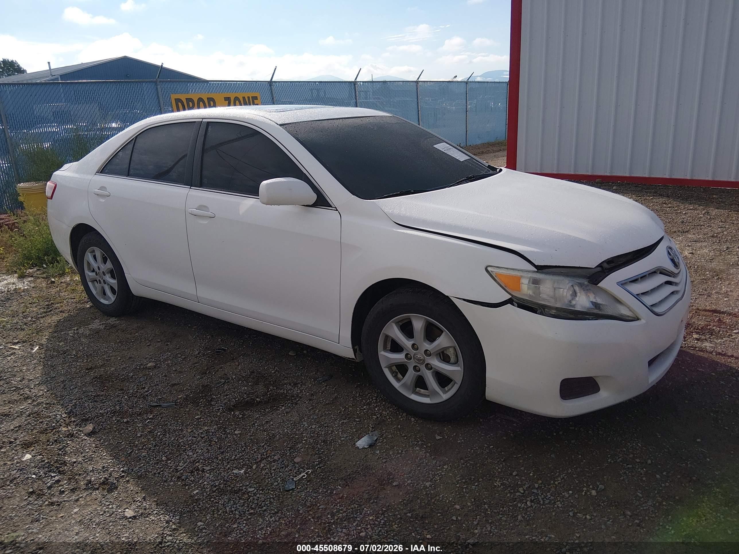 2011 Toyota Camry Le White vin: 4T4BF3EK9BR201542