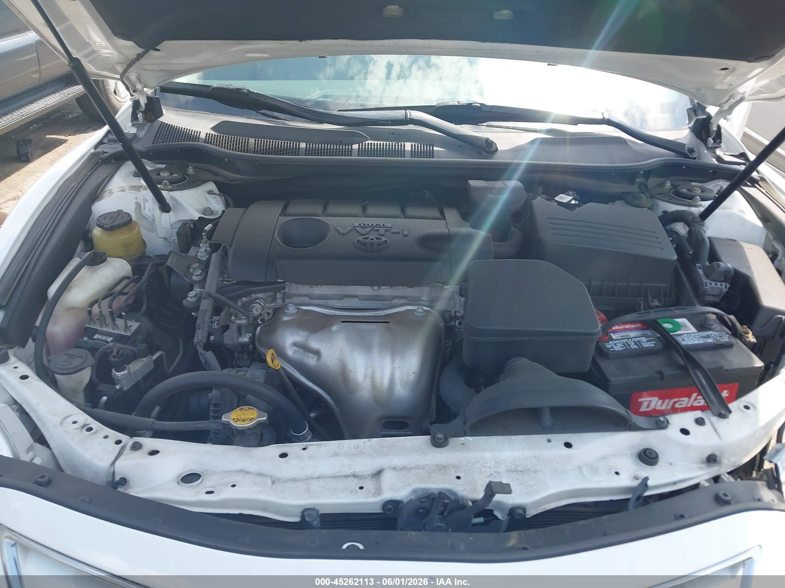 2011 Toyota Camry Le Белый vin: 4T4BF3EK9BR216610