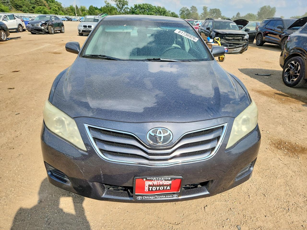 2010 Toyota Camry Le Gray vin: 4T4BF3EKXAR023641
