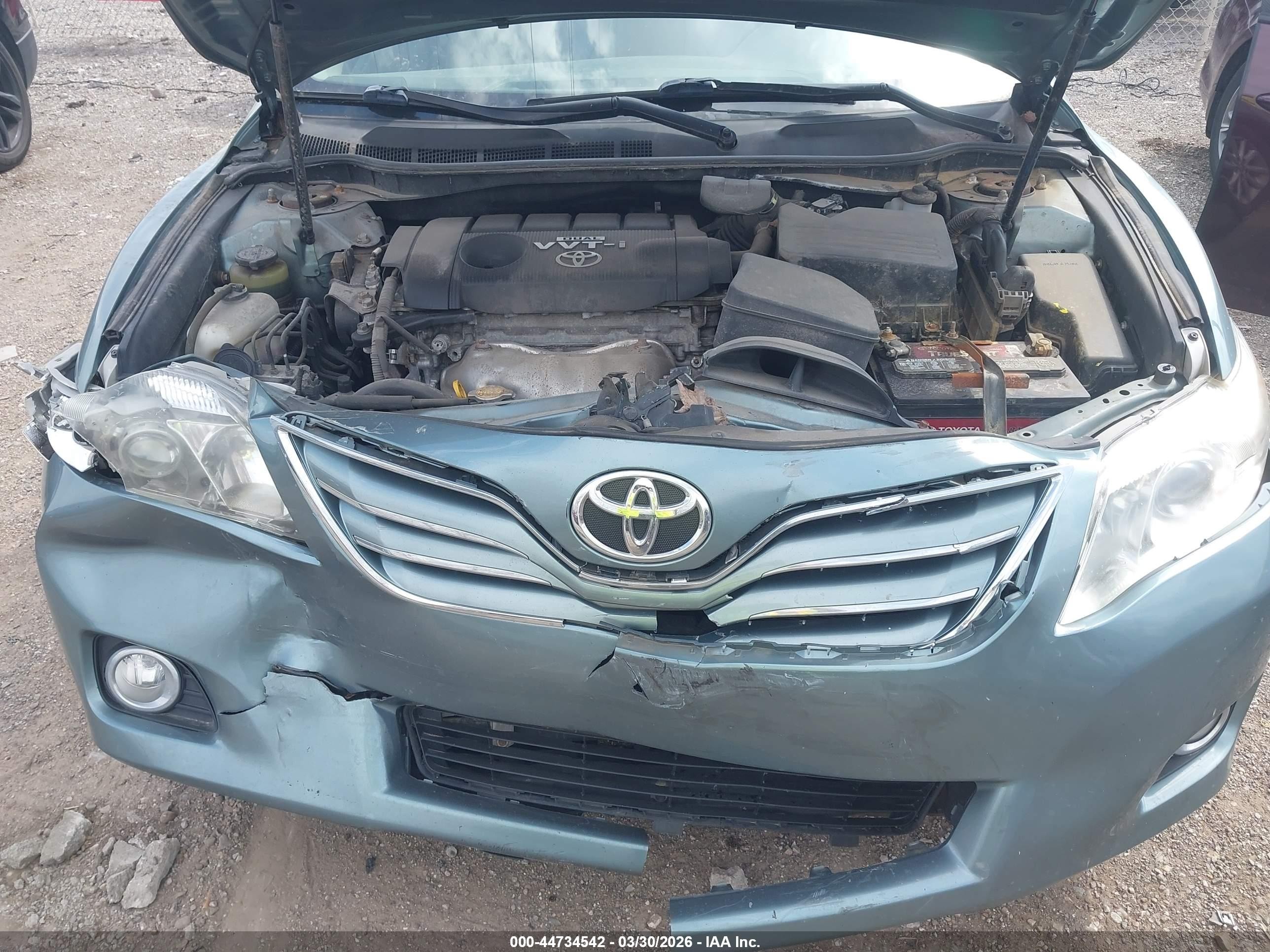 2010 Toyota Camry Xle Blue vin: 4T4BF3EKXAR035675