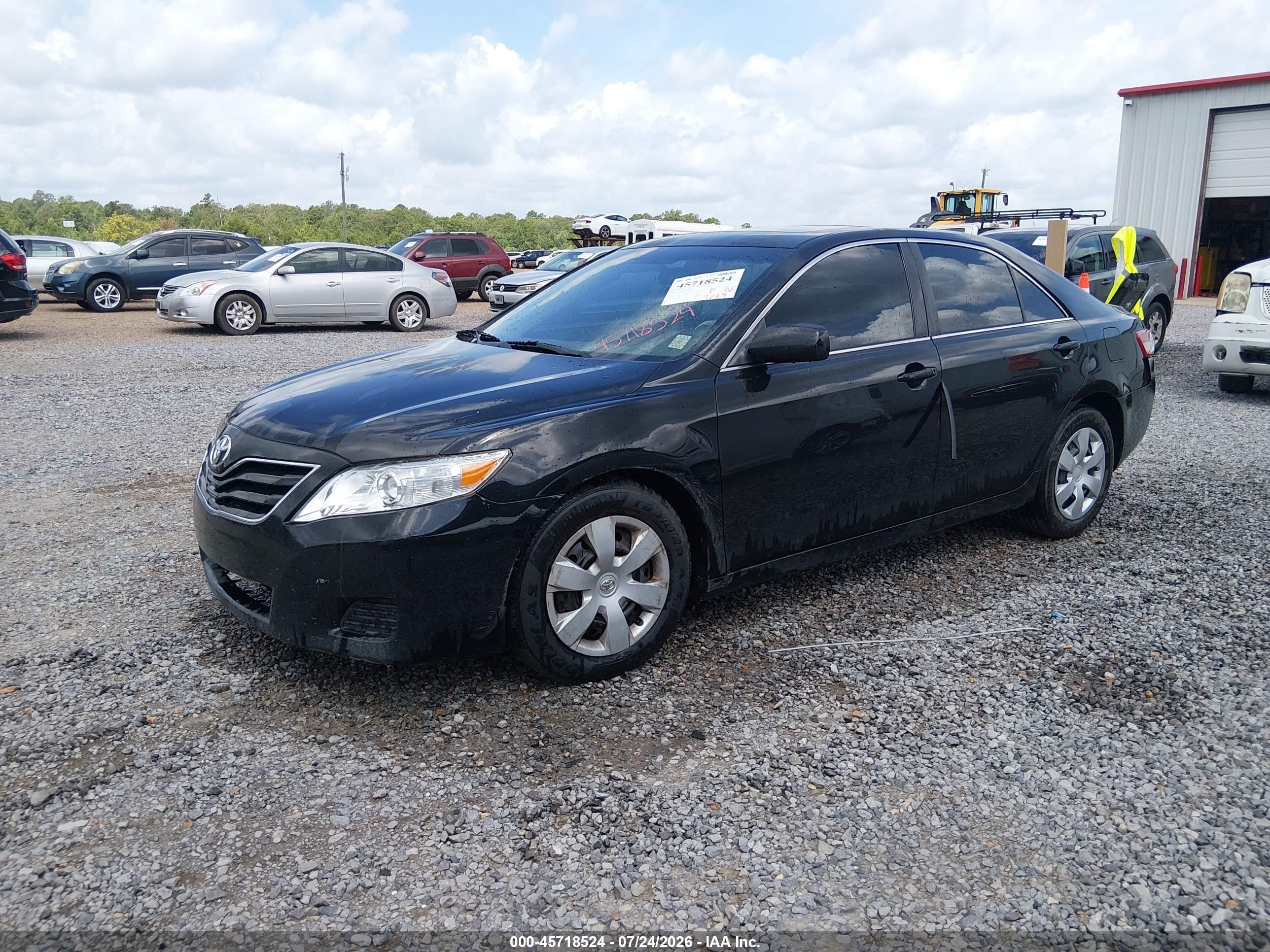 2010 Toyota Camry Le Black vin: 4T4BF3EKXAR042030