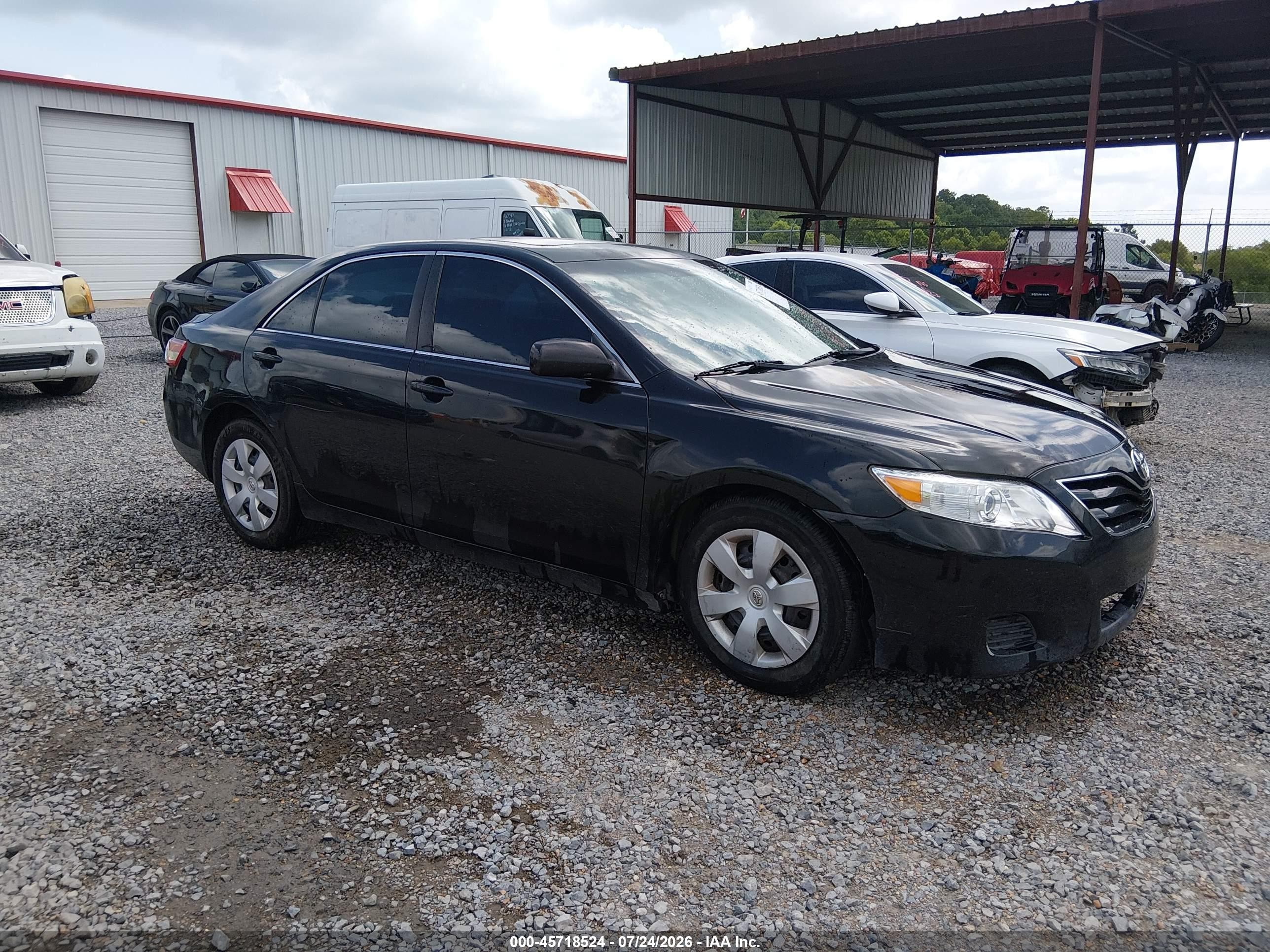 2010 Toyota Camry Le Black vin: 4T4BF3EKXAR042030