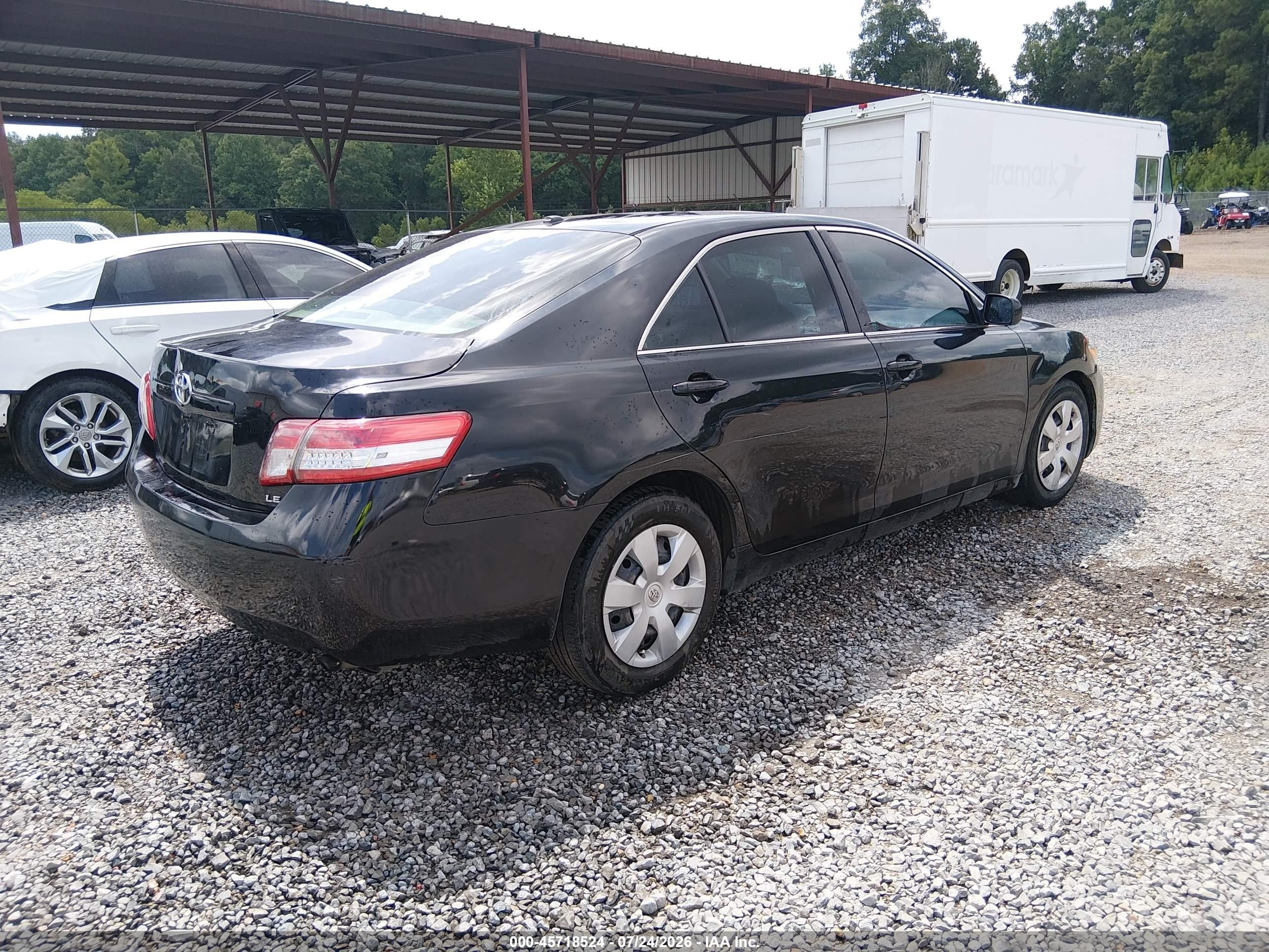 2010 Toyota Camry Le Black vin: 4T4BF3EKXAR042030