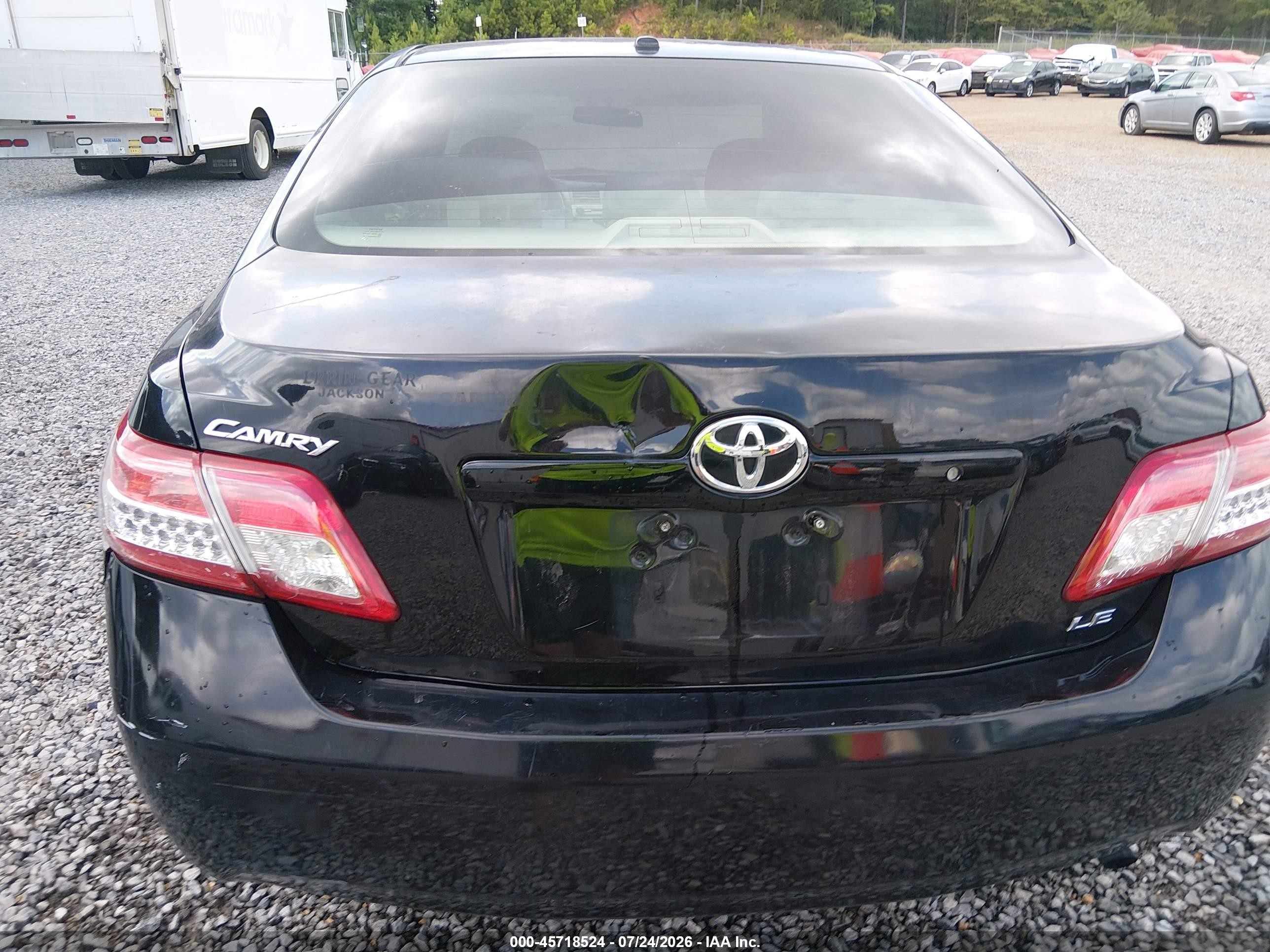 2010 Toyota Camry Le Black vin: 4T4BF3EKXAR042030