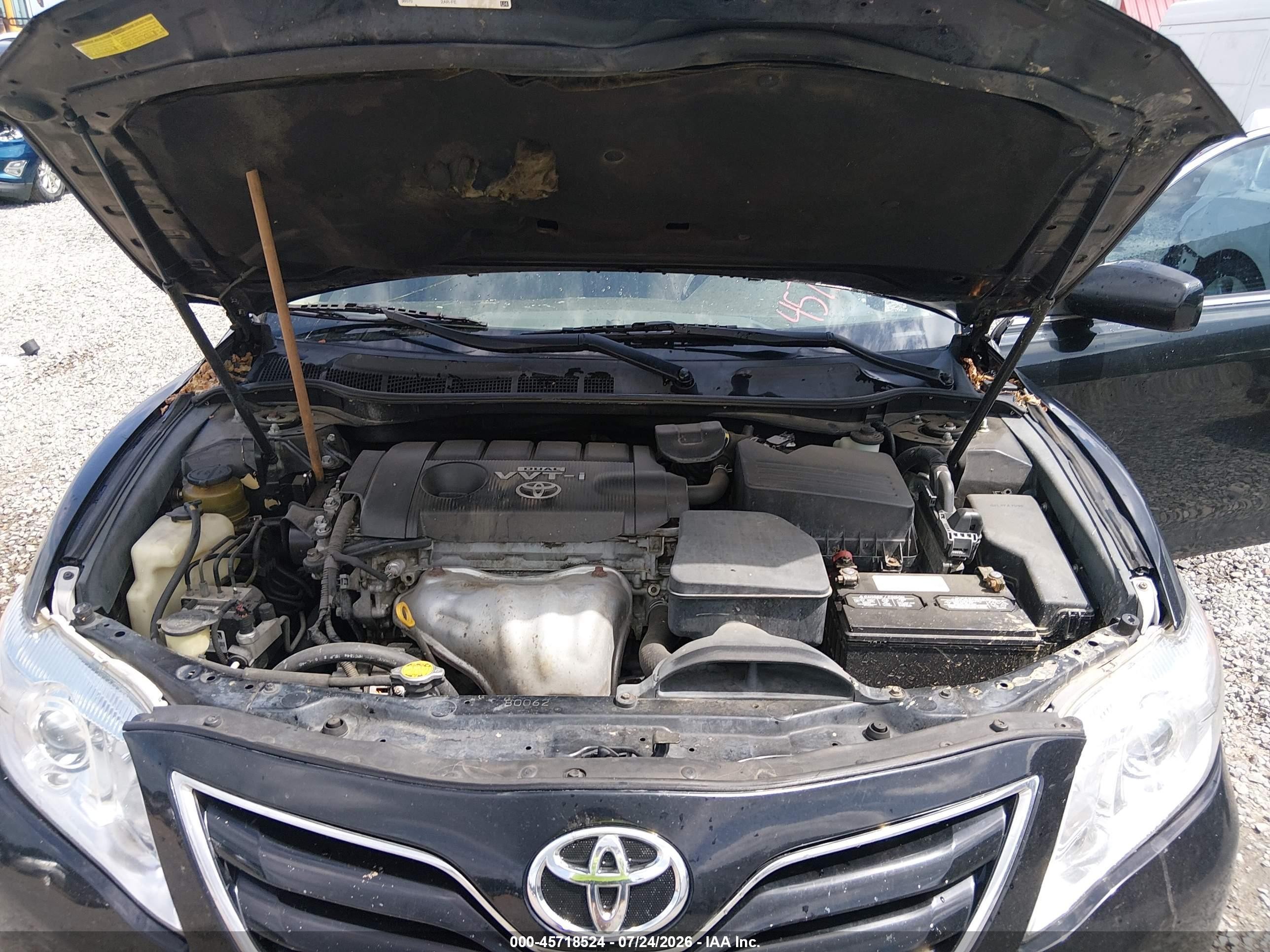2010 Toyota Camry Le Black vin: 4T4BF3EKXAR042030
