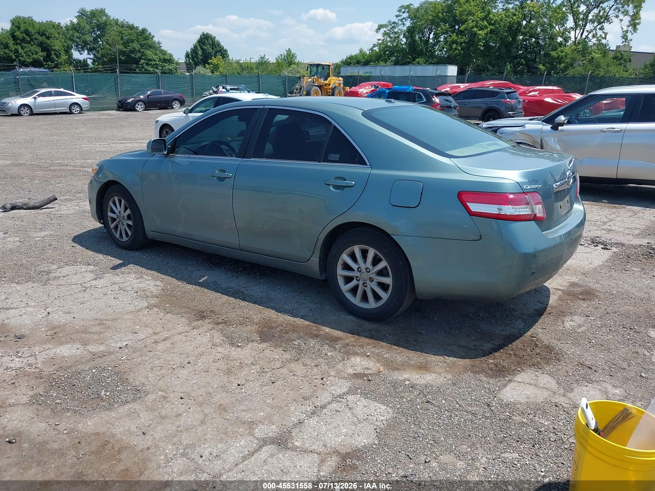 2010 Toyota Camry Xle Teal vin: 4T4BF3EKXAR060186