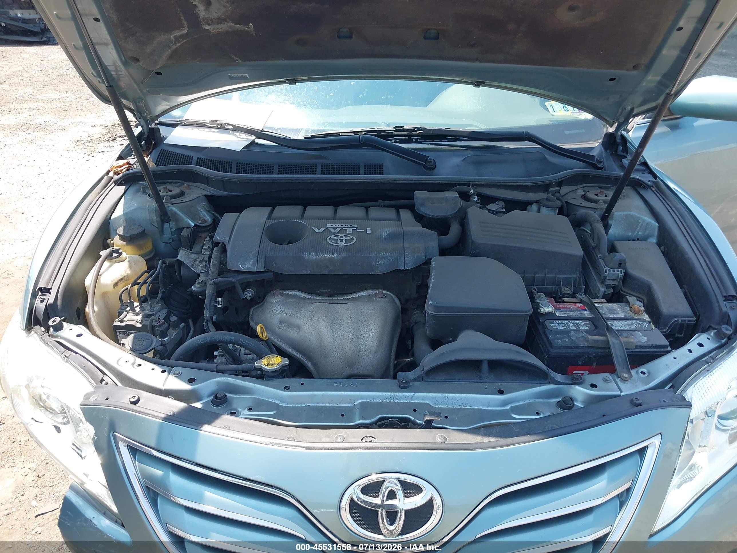 2010 Toyota Camry Xle Teal vin: 4T4BF3EKXAR060186