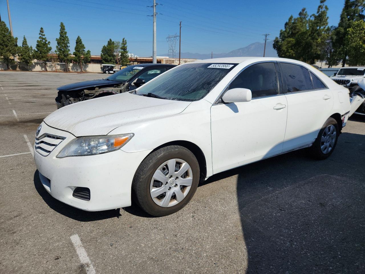 2010 Toyota Camry Le White vin: 4T4BF3EKXAR065758