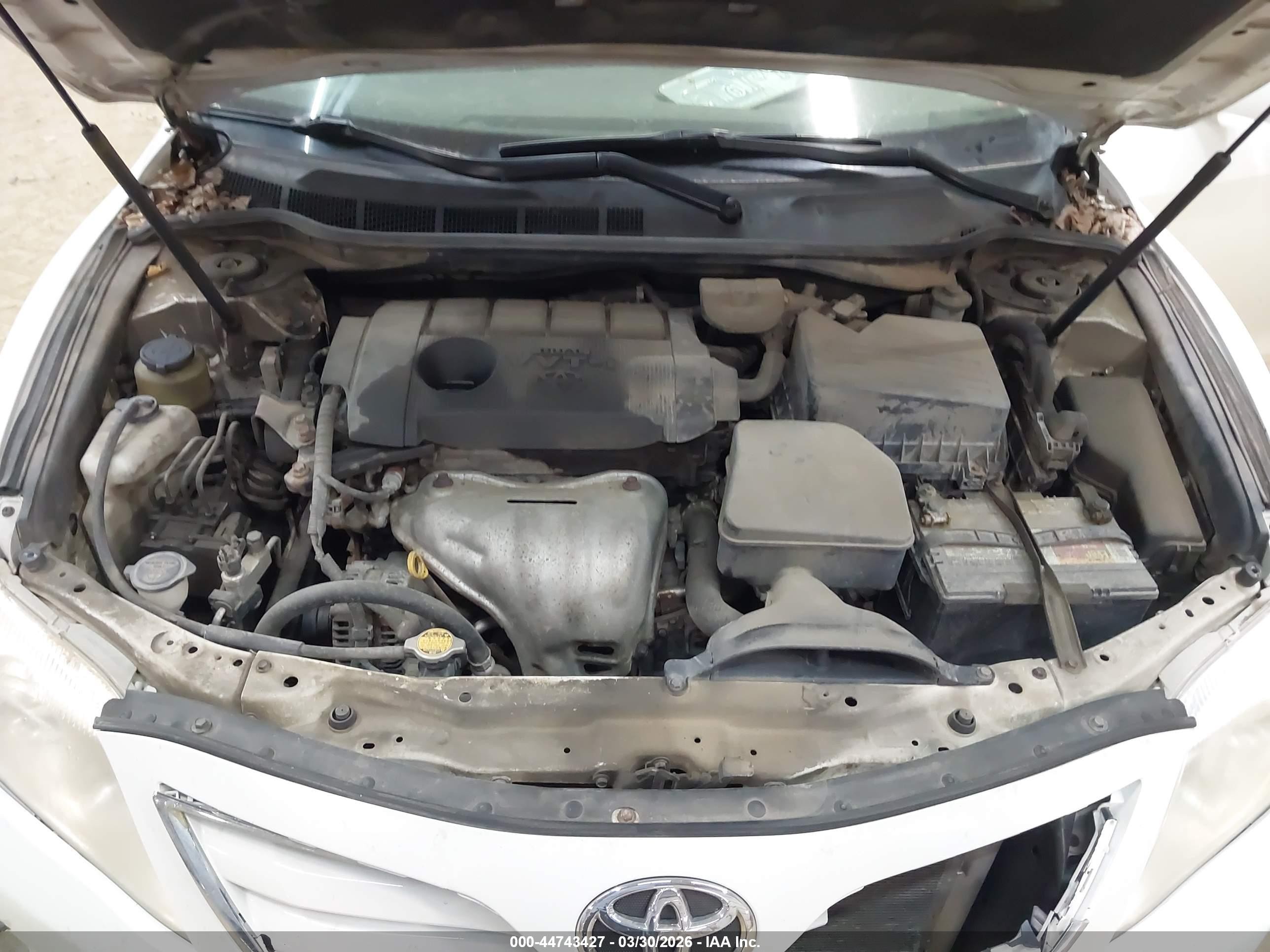 2010 Toyota Camry Le Белый vin: 4T4BF3EKXAR072063