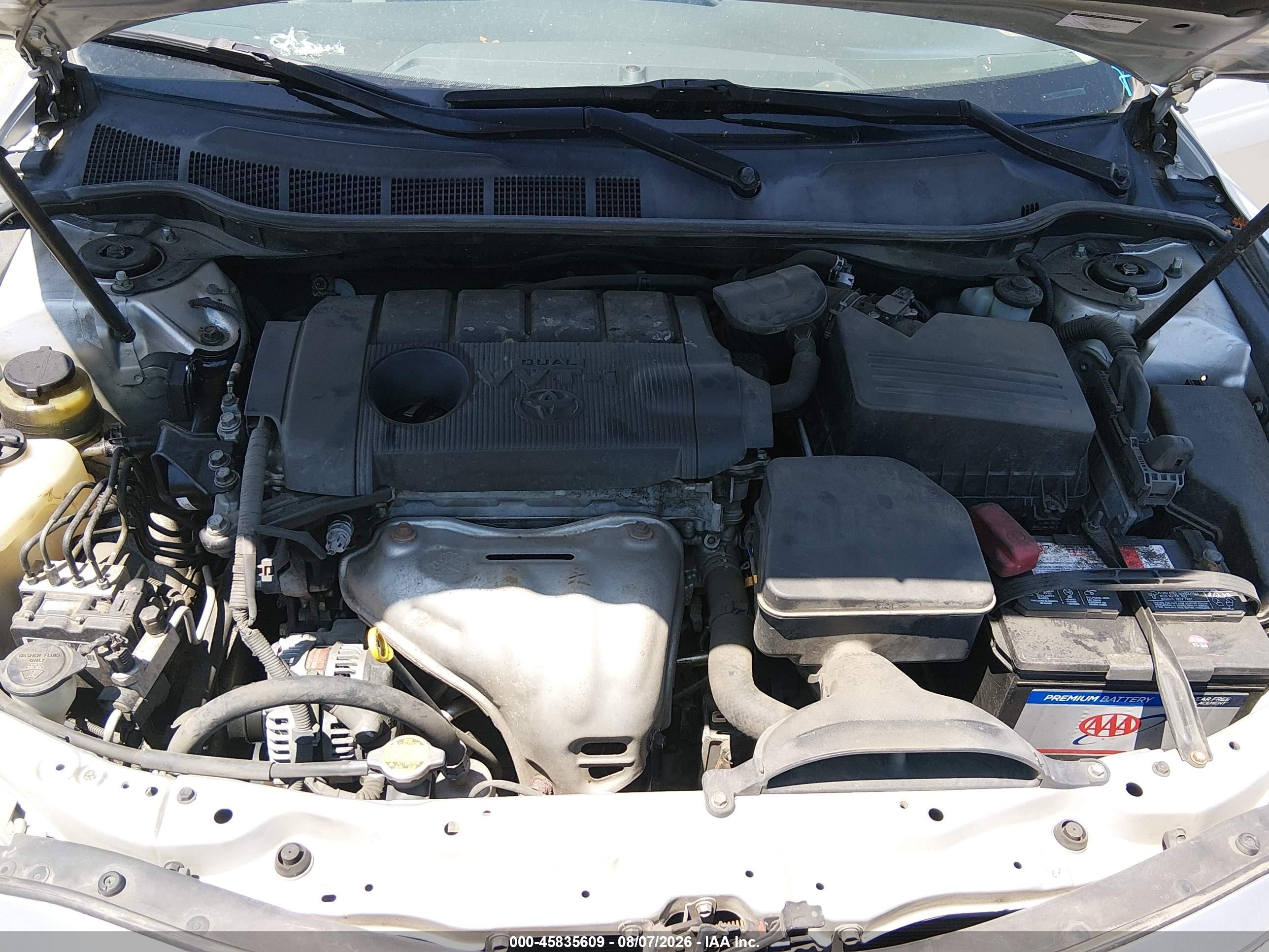 2010 Toyota Camry Xle Silver vin: 4T4BF3EKXAR075111