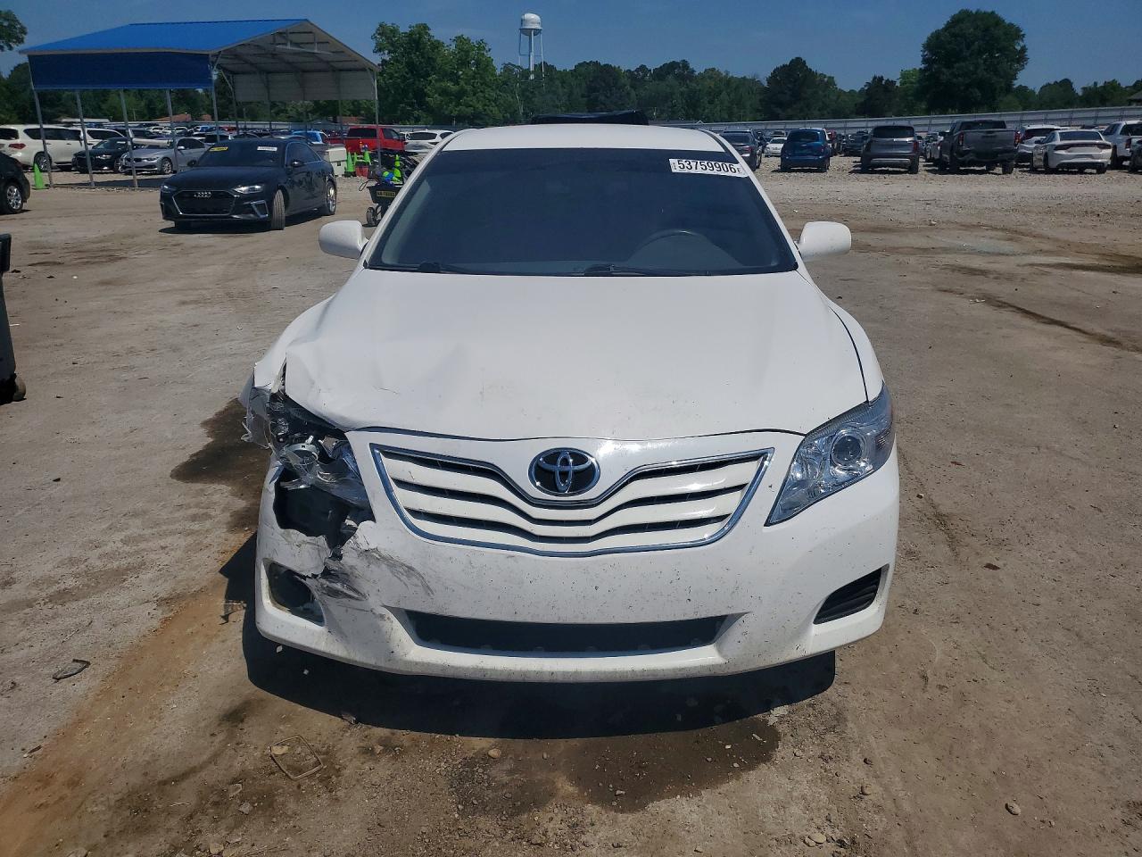 2010 Toyota Camry Le White vin: 4T4BF3EKXAR084214
