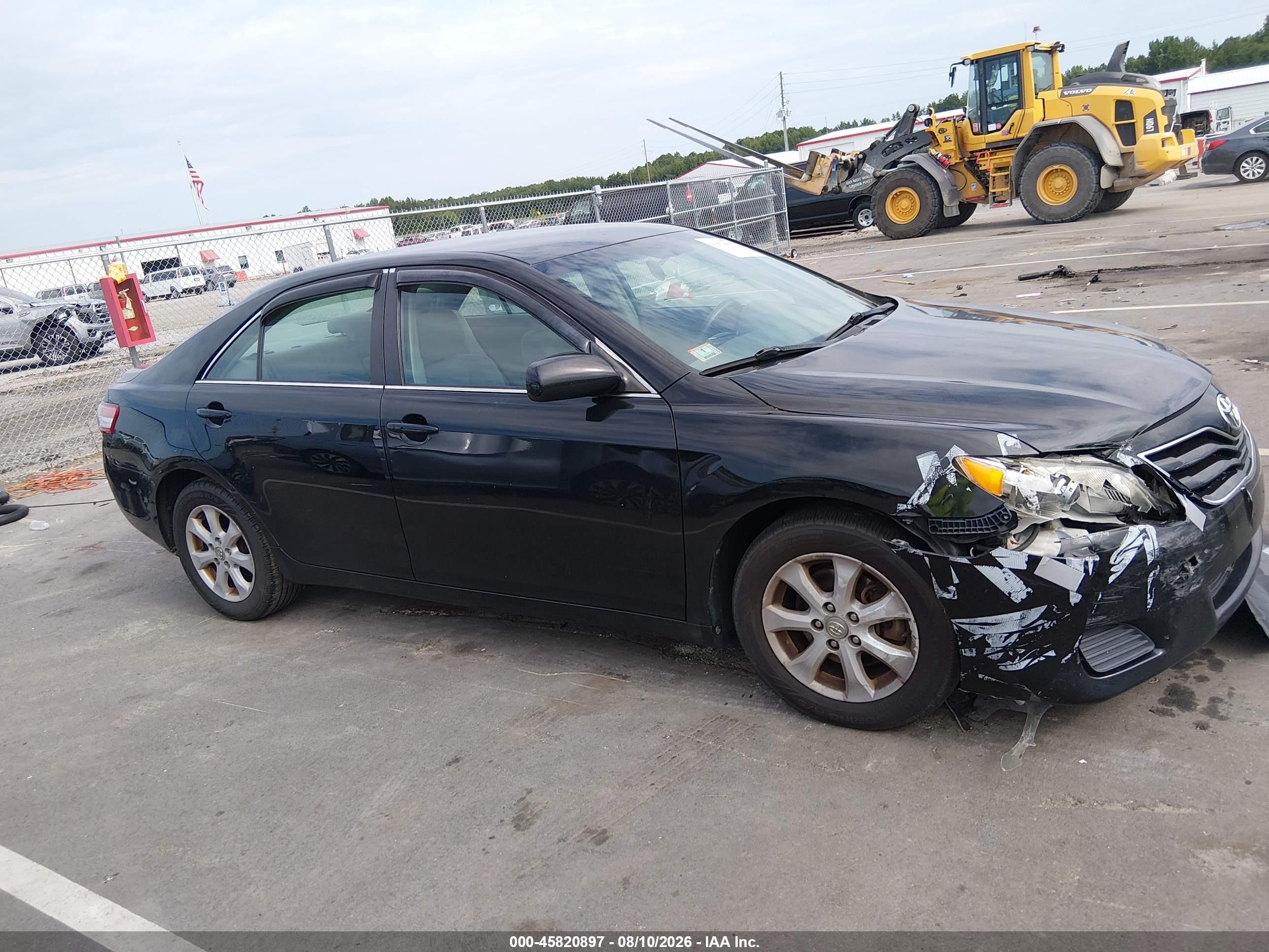 2011 Toyota Camry Le Черный vin: 4T4BF3EKXBR099085