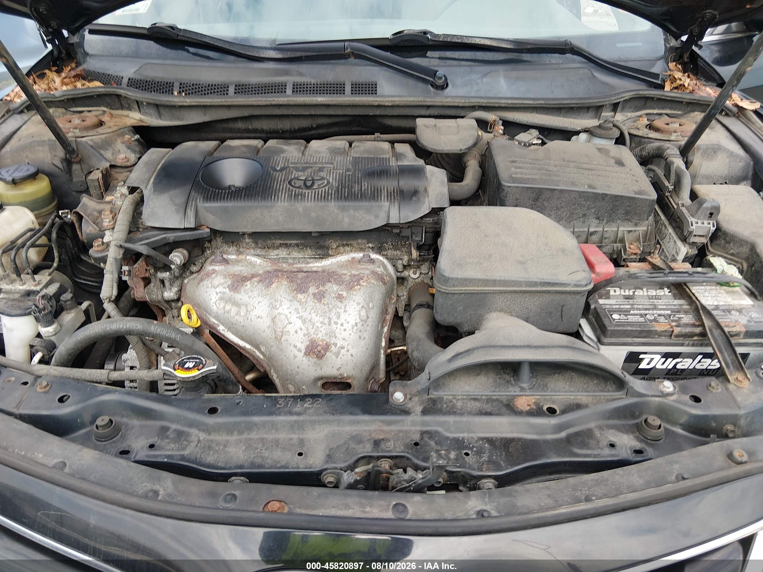 2011 Toyota Camry Le Черный vin: 4T4BF3EKXBR099085