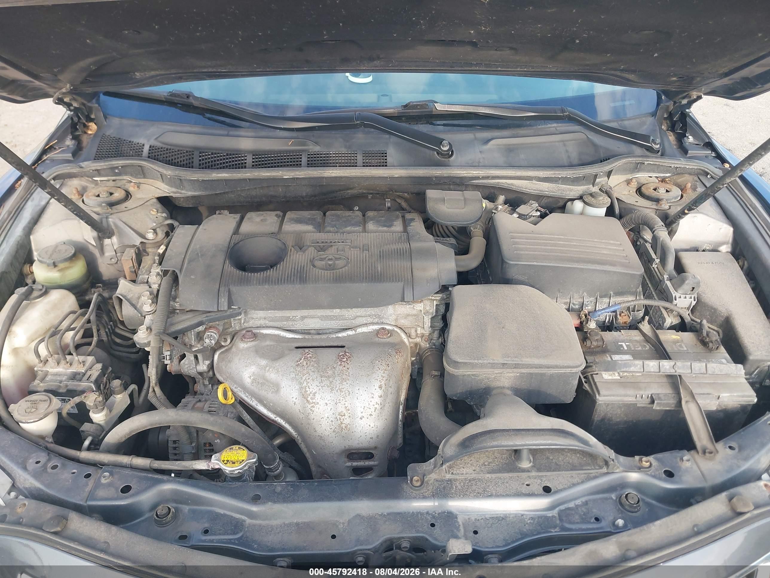 2011 Toyota Camry Le Gray vin: 4T4BF3EKXBR116581
