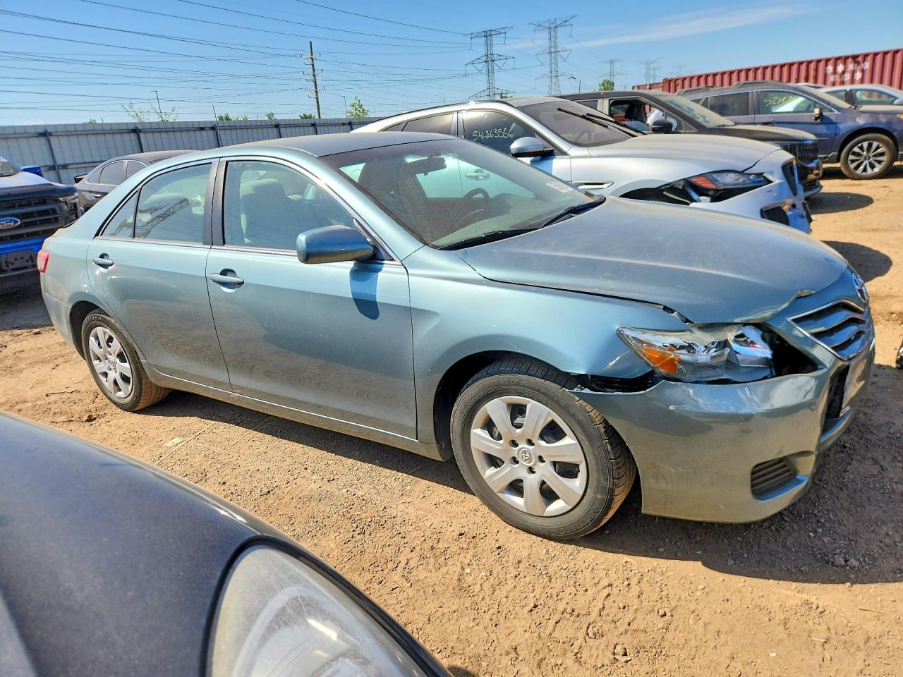 2011 Toyota Camry Le Blue vin: 4T4BF3EKXBR139858