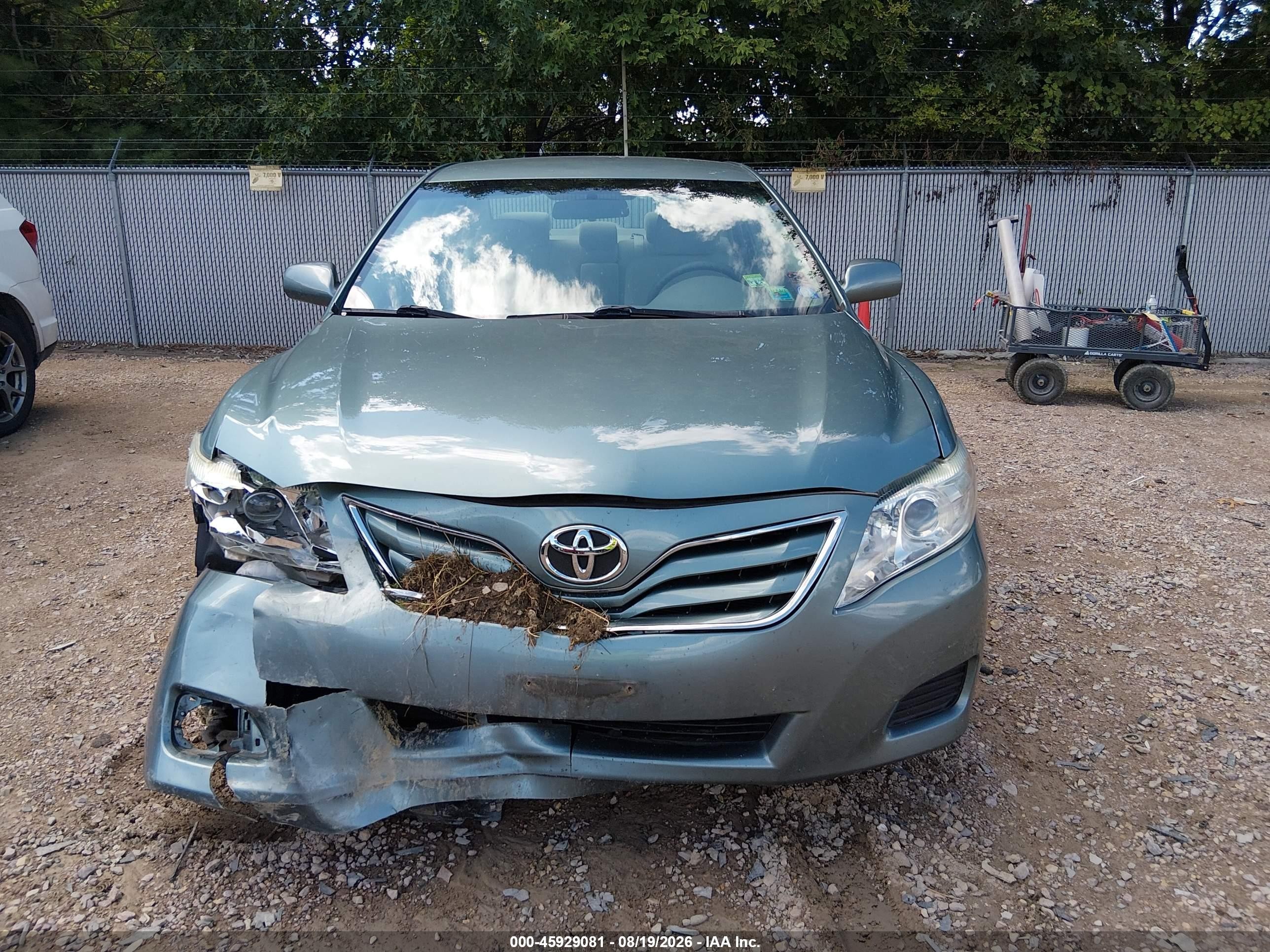 2011 Toyota Camry Le Light Blue vin: 4T4BF3EKXBR157499