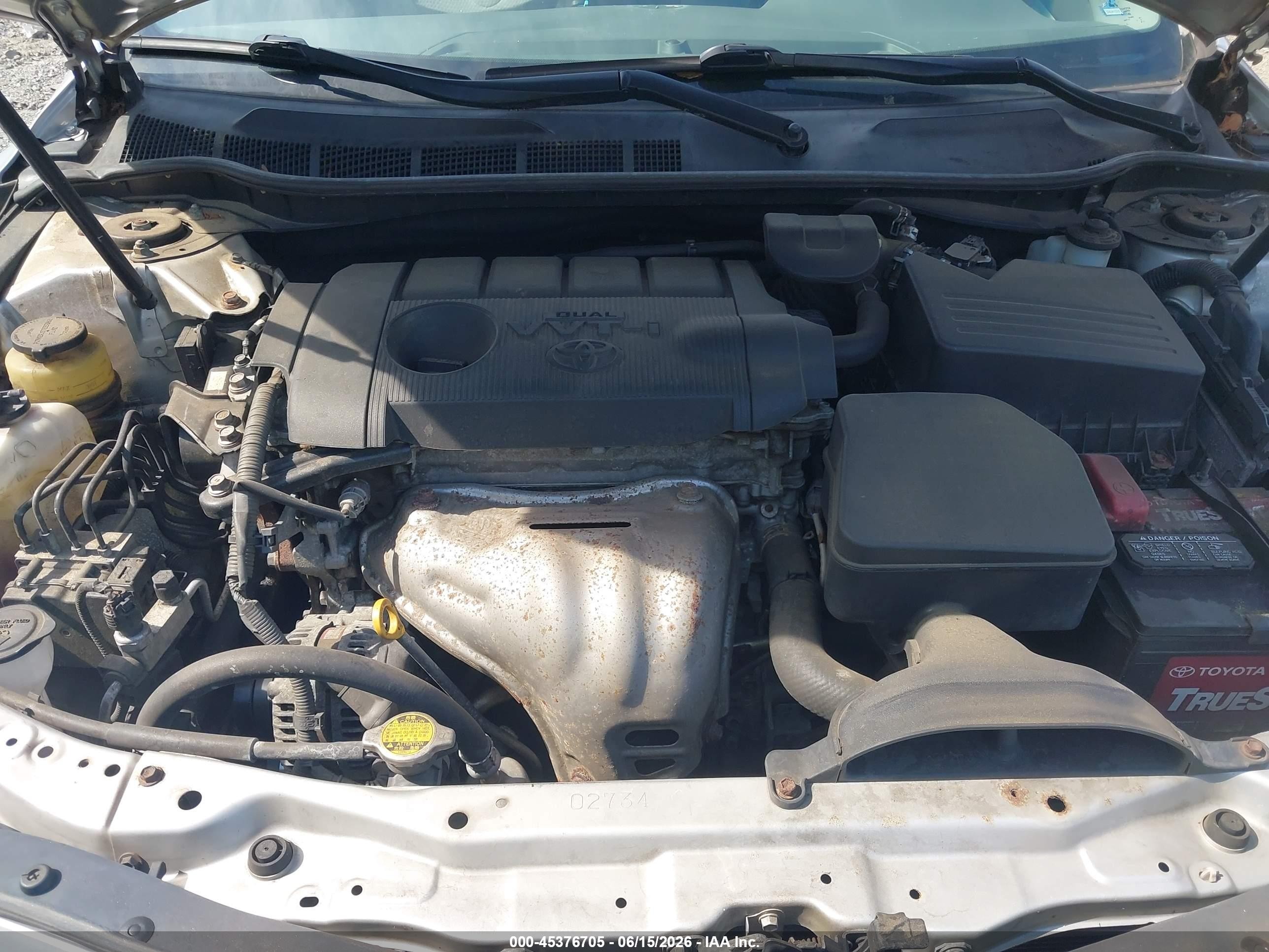 2011 Toyota Camry Le Silver vin: 4T4BF3EKXBR164677