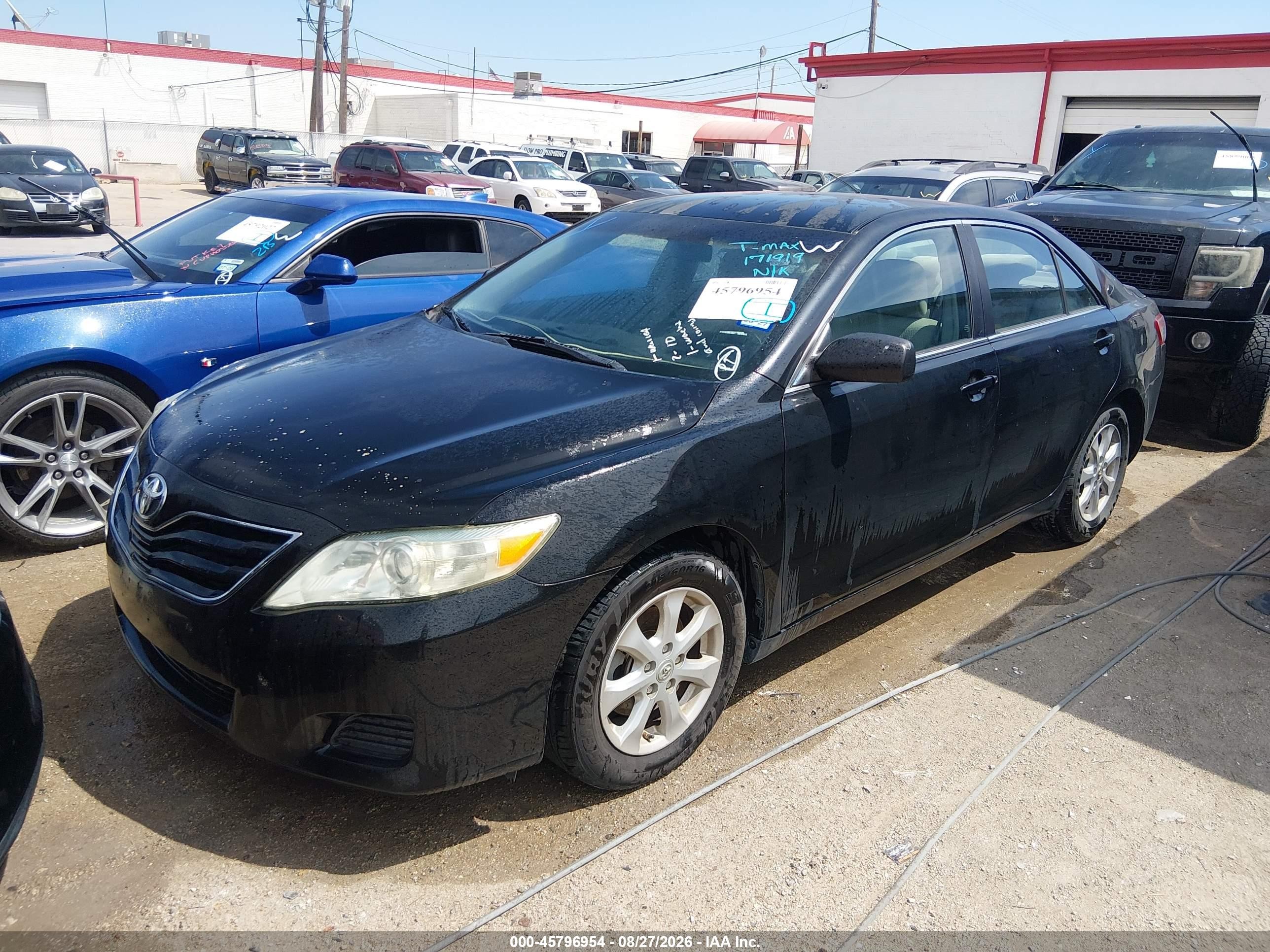 2011 Toyota Camry Le Black vin: 4T4BF3EKXBR171919