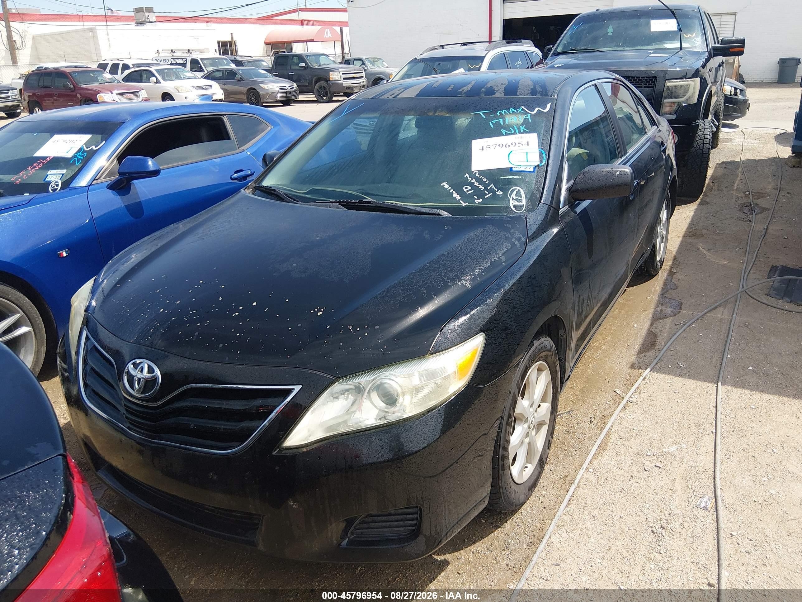 2011 Toyota Camry Le Black vin: 4T4BF3EKXBR171919