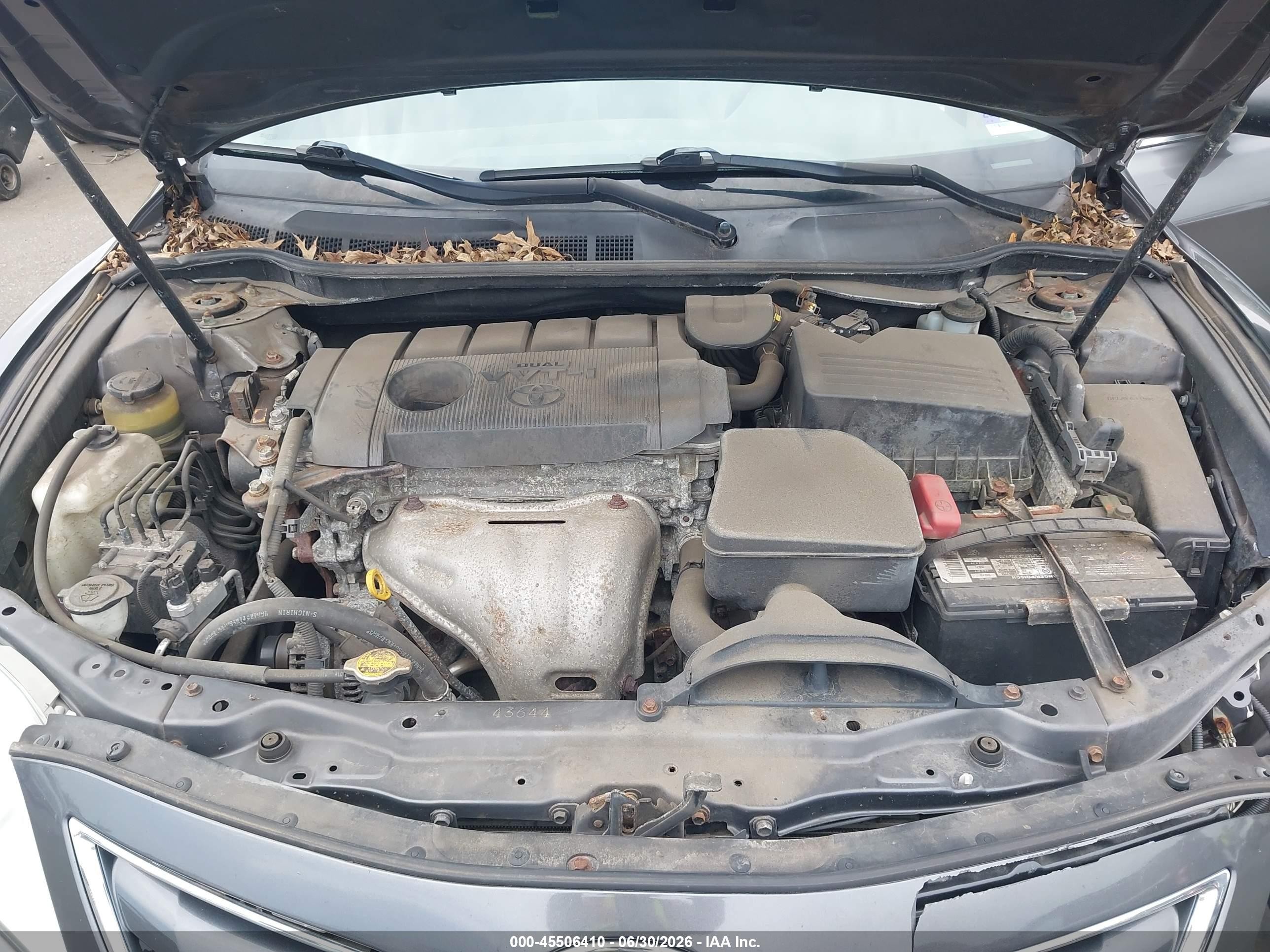 2011 Toyota Camry Le Gray vin: 4T4BF3EKXBR205454