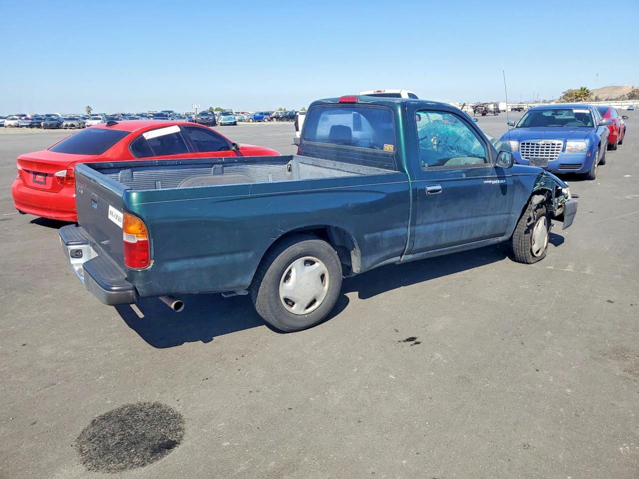 1999 Toyota Tacoma Base Green vin: 4TANL42N0XZ497680