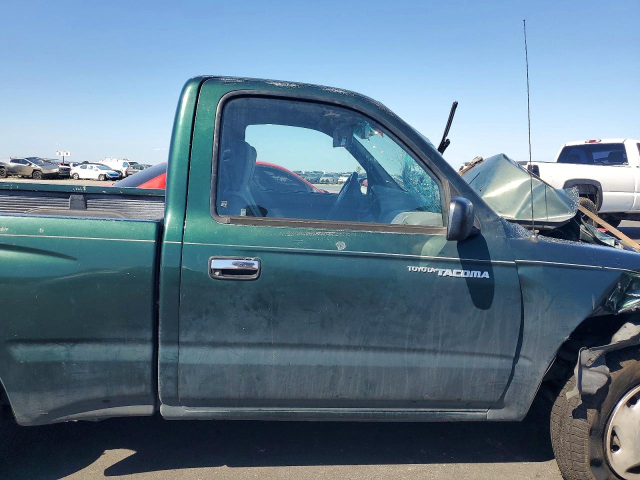 1999 Toyota Tacoma Base Green vin: 4TANL42N0XZ497680