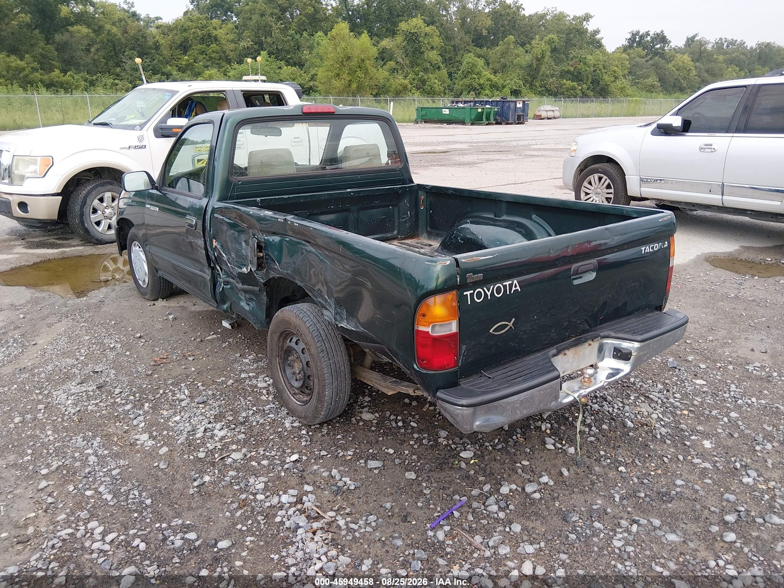 1999 Toyota Tacoma   Green vin: 4TANL42N0XZ551981