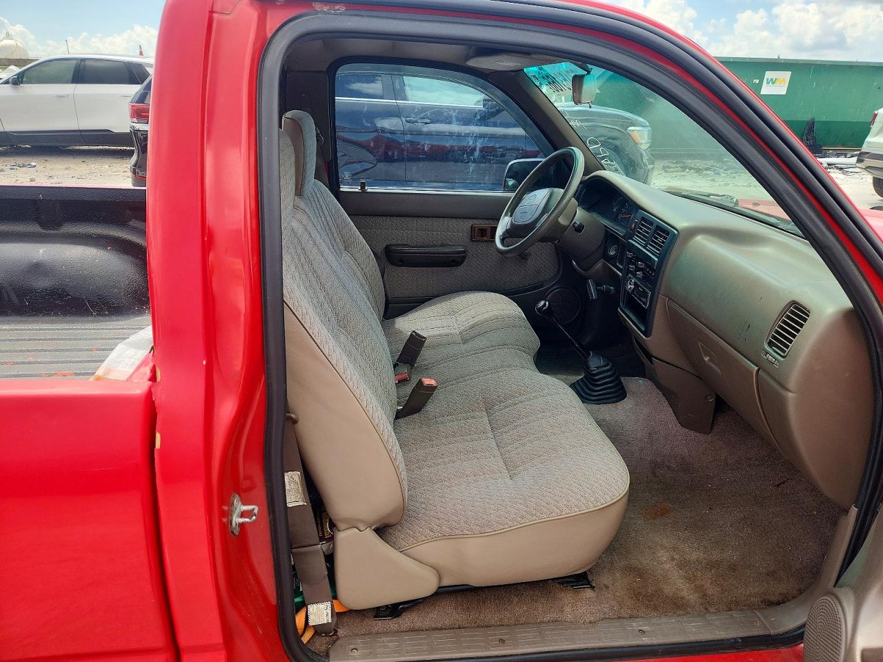1997 Toyota Tacoma Base Red vin: 4TANL42N1VZ326580