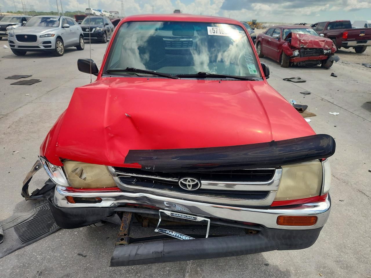1997 Toyota Tacoma Base Red vin: 4TANL42N1VZ326580