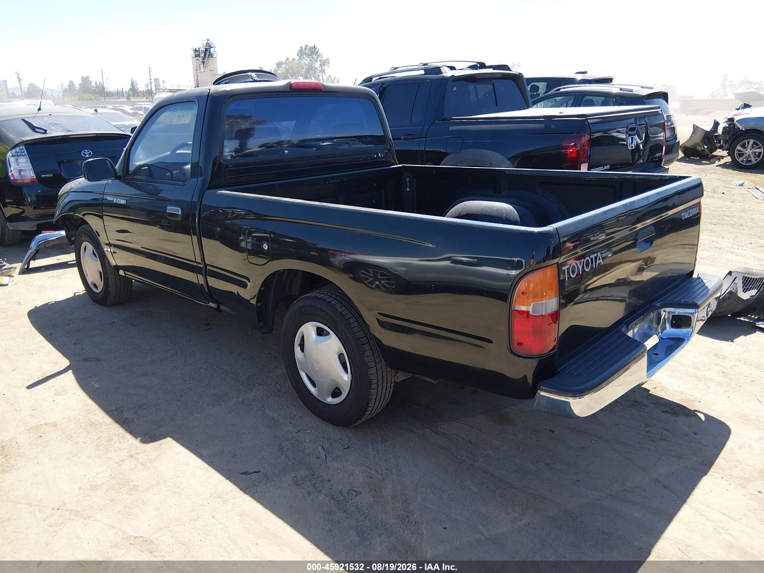 1998 Toyota Tacoma   Black vin: 4TANL42N1WZ043422