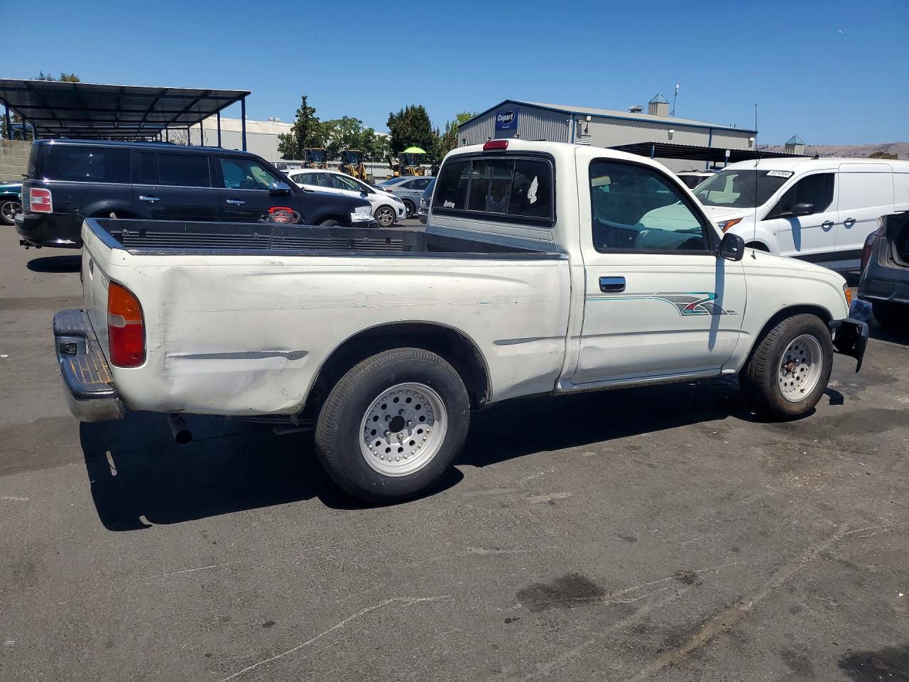 1998 Toyota Tacoma Base White vin: 4TANL42N1WZ044330