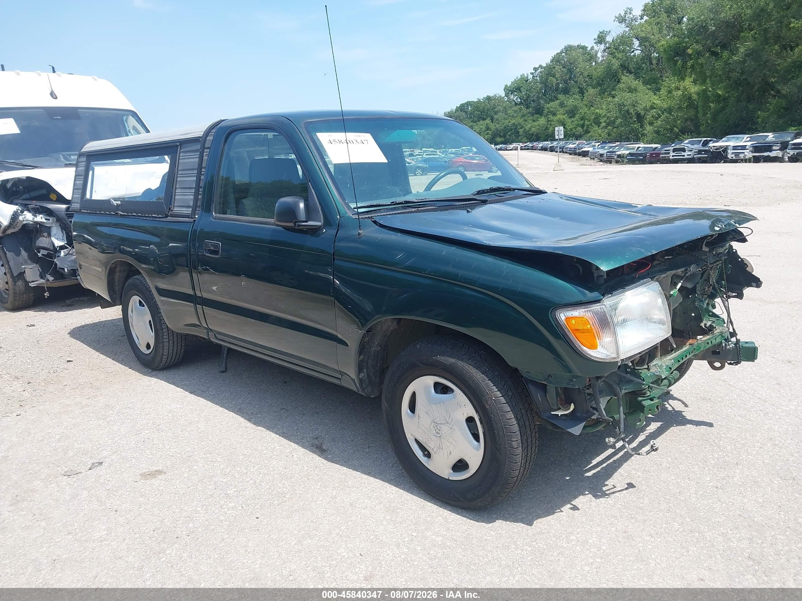 1999 Toyota Tacoma   Green vin: 4TANL42N1XZ410210