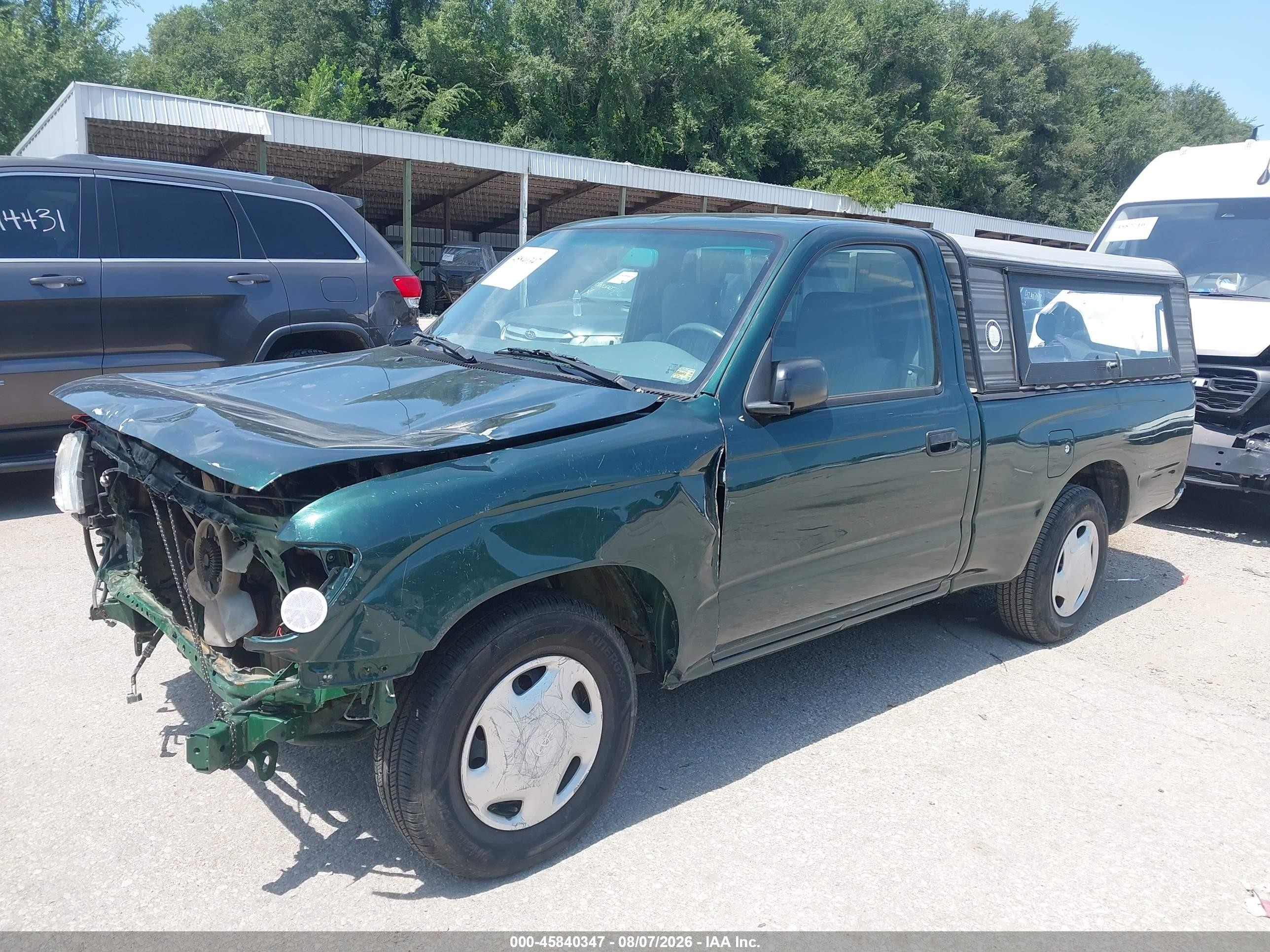 1999 Toyota Tacoma   Зеленый vin: 4TANL42N1XZ410210
