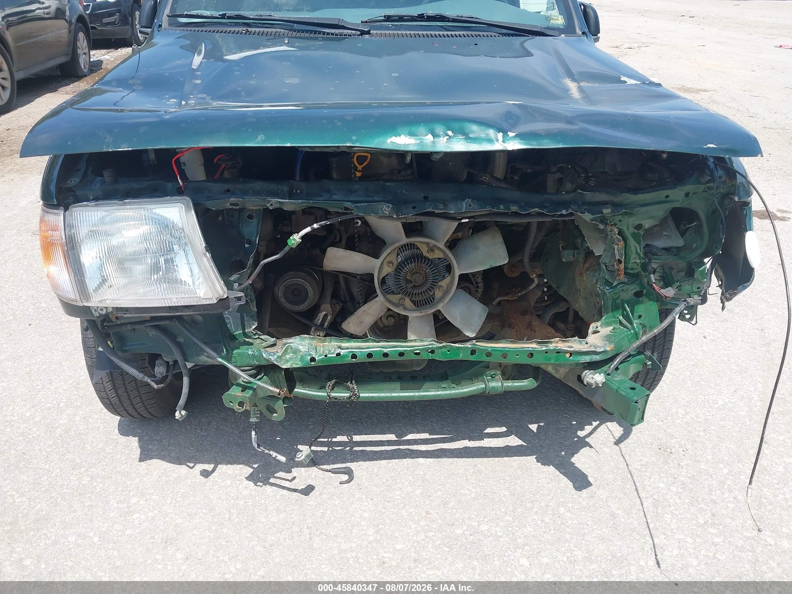 1999 Toyota Tacoma   Зеленый vin: 4TANL42N1XZ410210