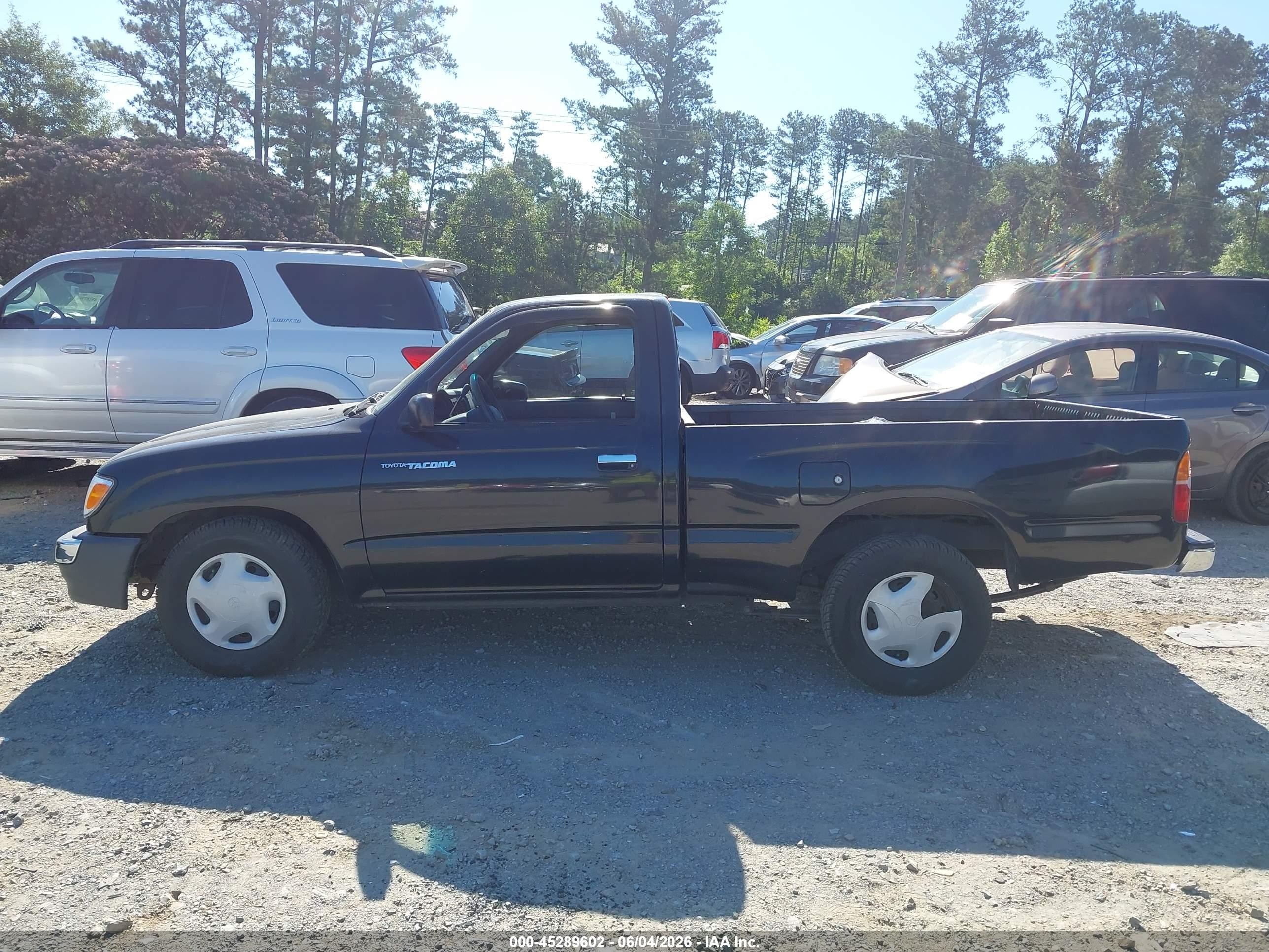 1999 Toyota Tacoma   Черный vin: 4TANL42N1XZ501106
