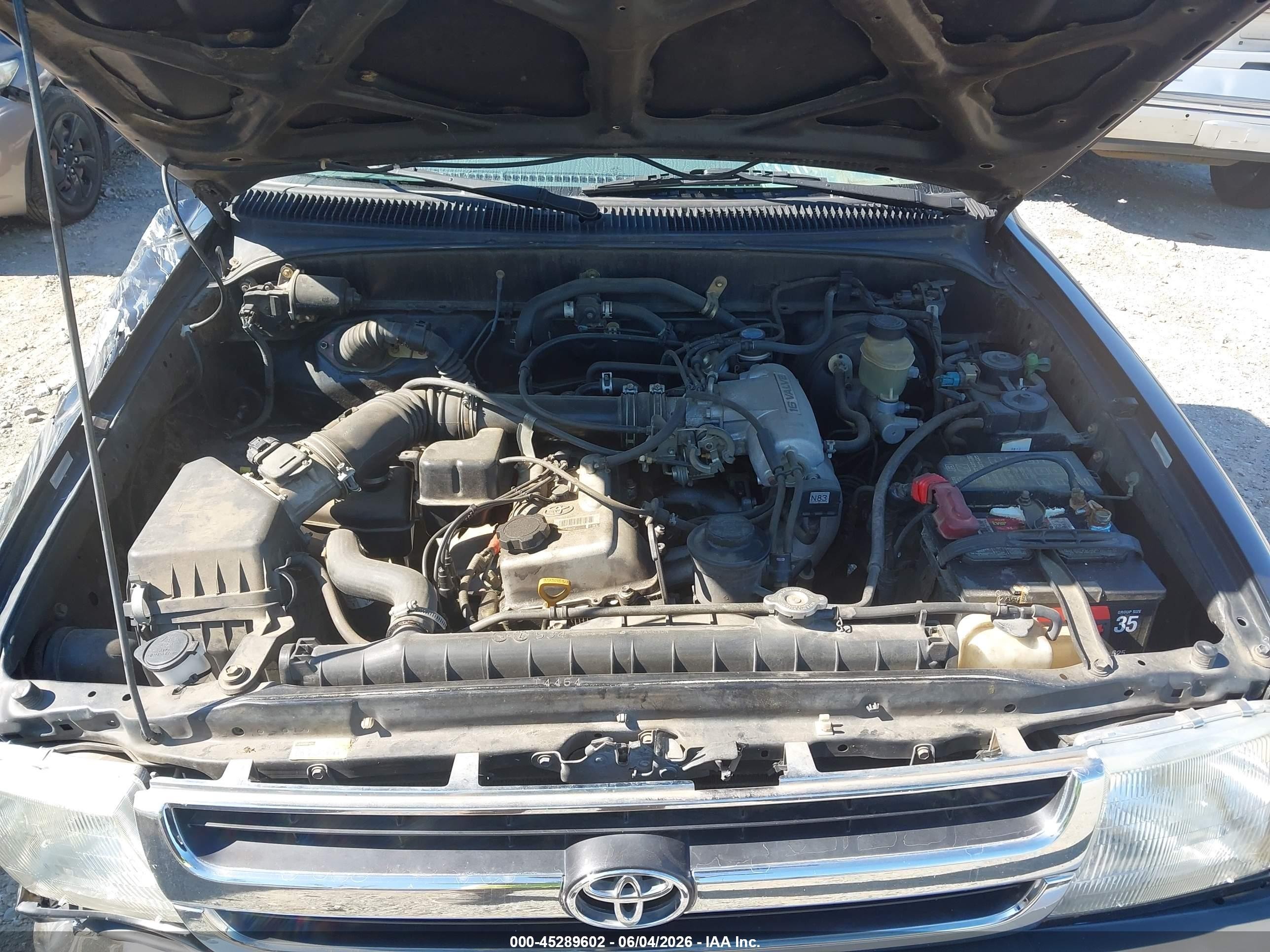 1999 Toyota Tacoma   Черный vin: 4TANL42N1XZ501106