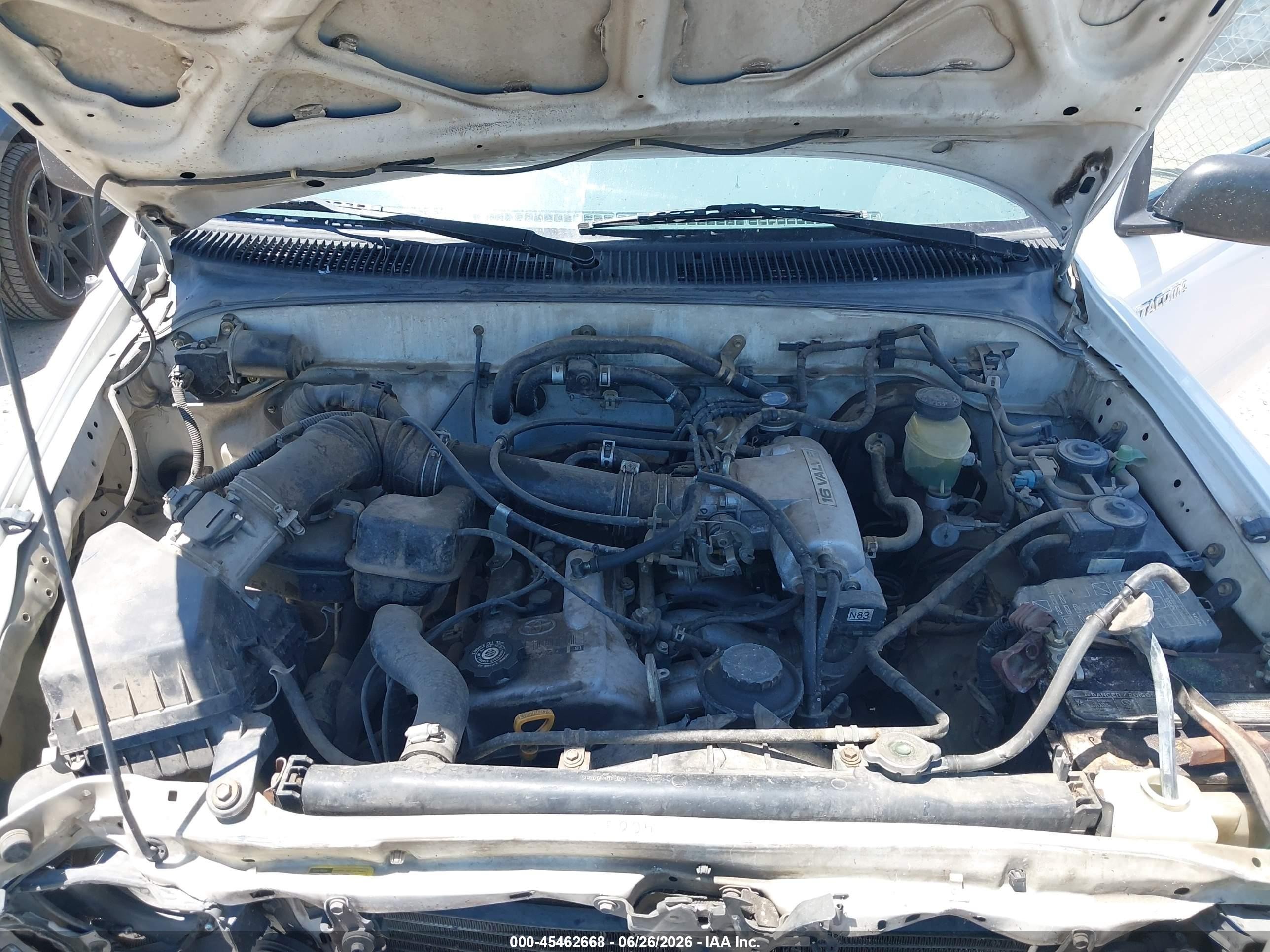 1999 Toyota Tacoma   White vin: 4TANL42N1XZ510193