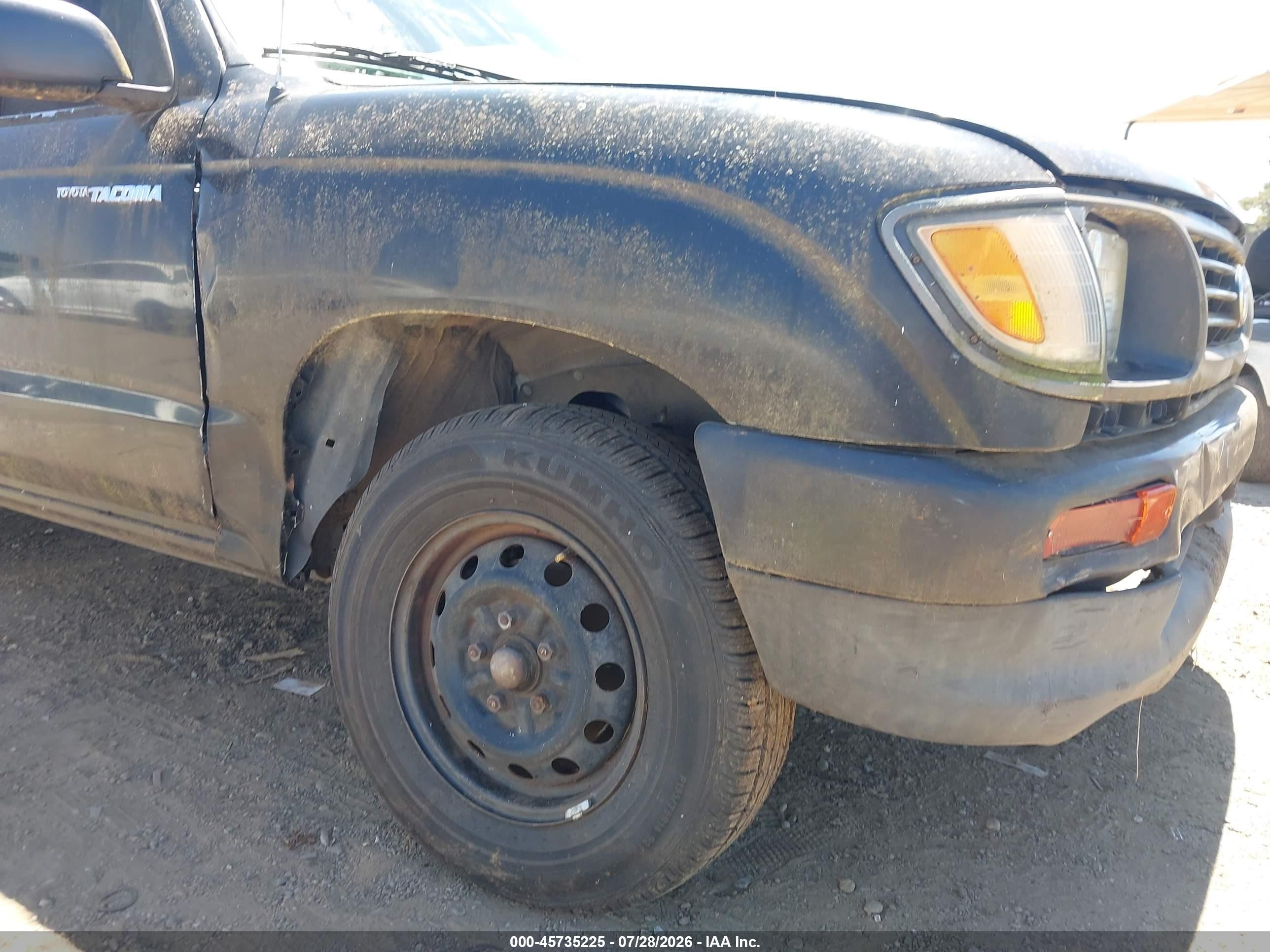 1996 Toyota Tacoma   Black vin: 4TANL42N2TZ164729