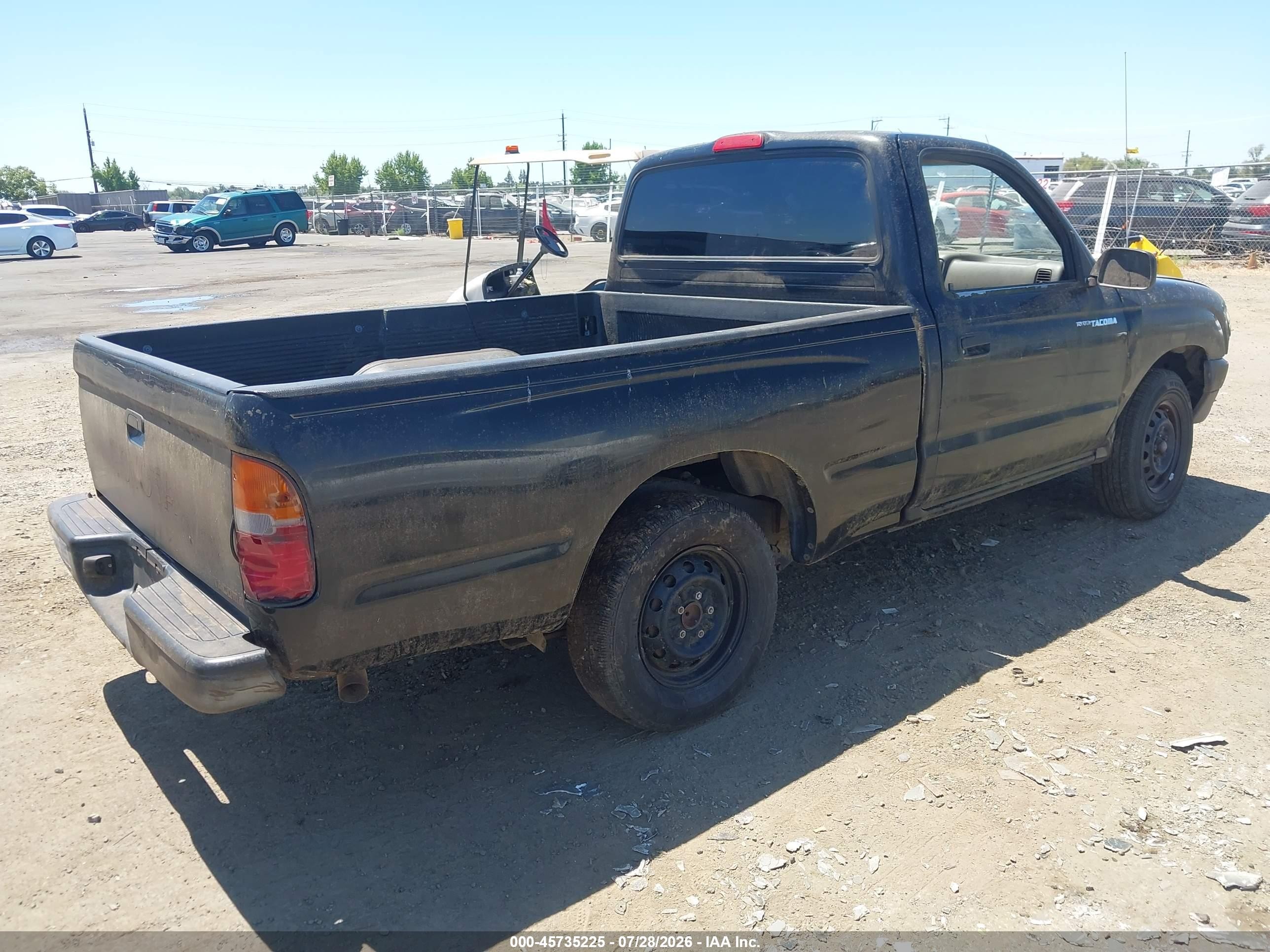 1996 Toyota Tacoma   Black vin: 4TANL42N2TZ164729